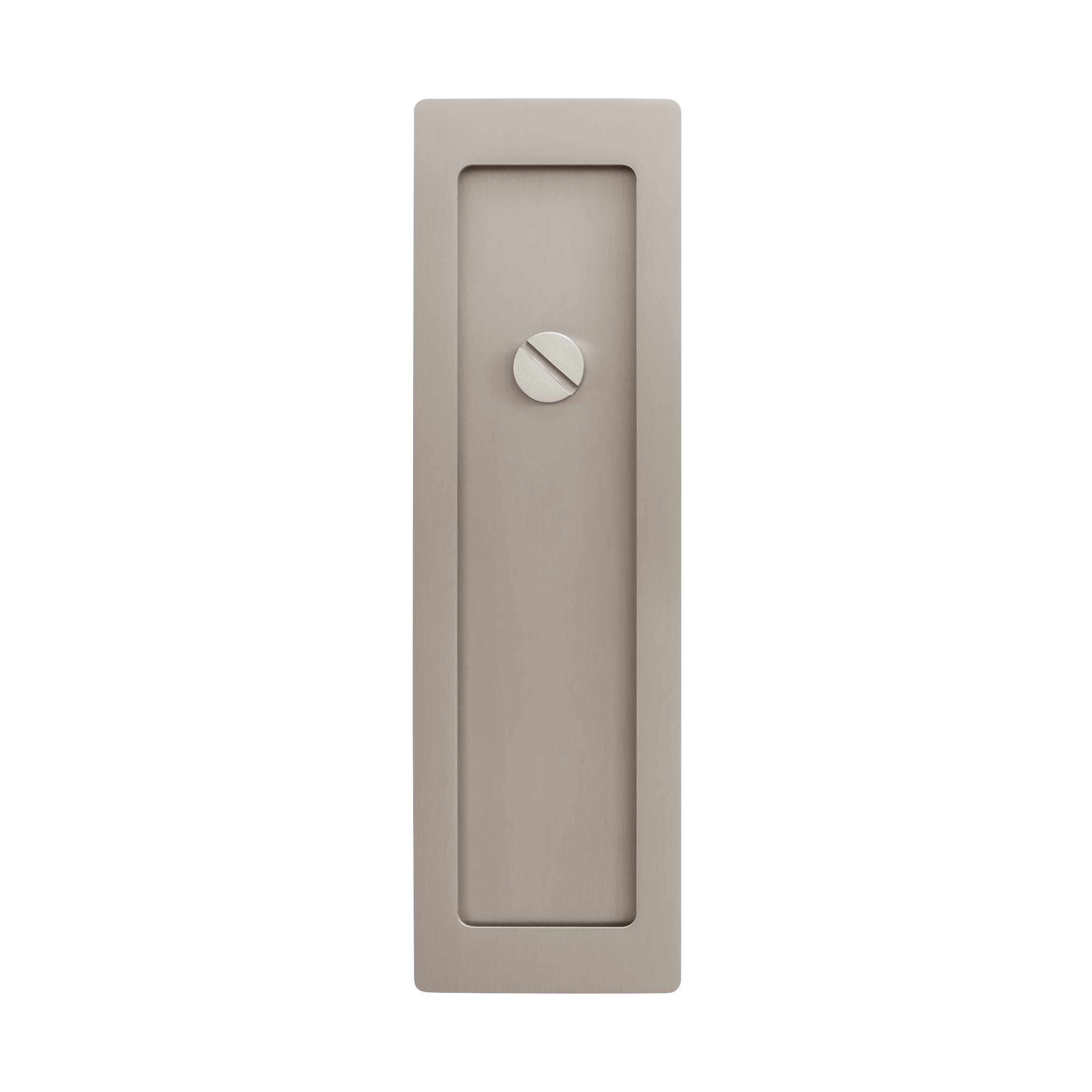 Momo Handles Cavity Slider Flush Pull Privacy Lock kit Dull Brushed Nickel (1)