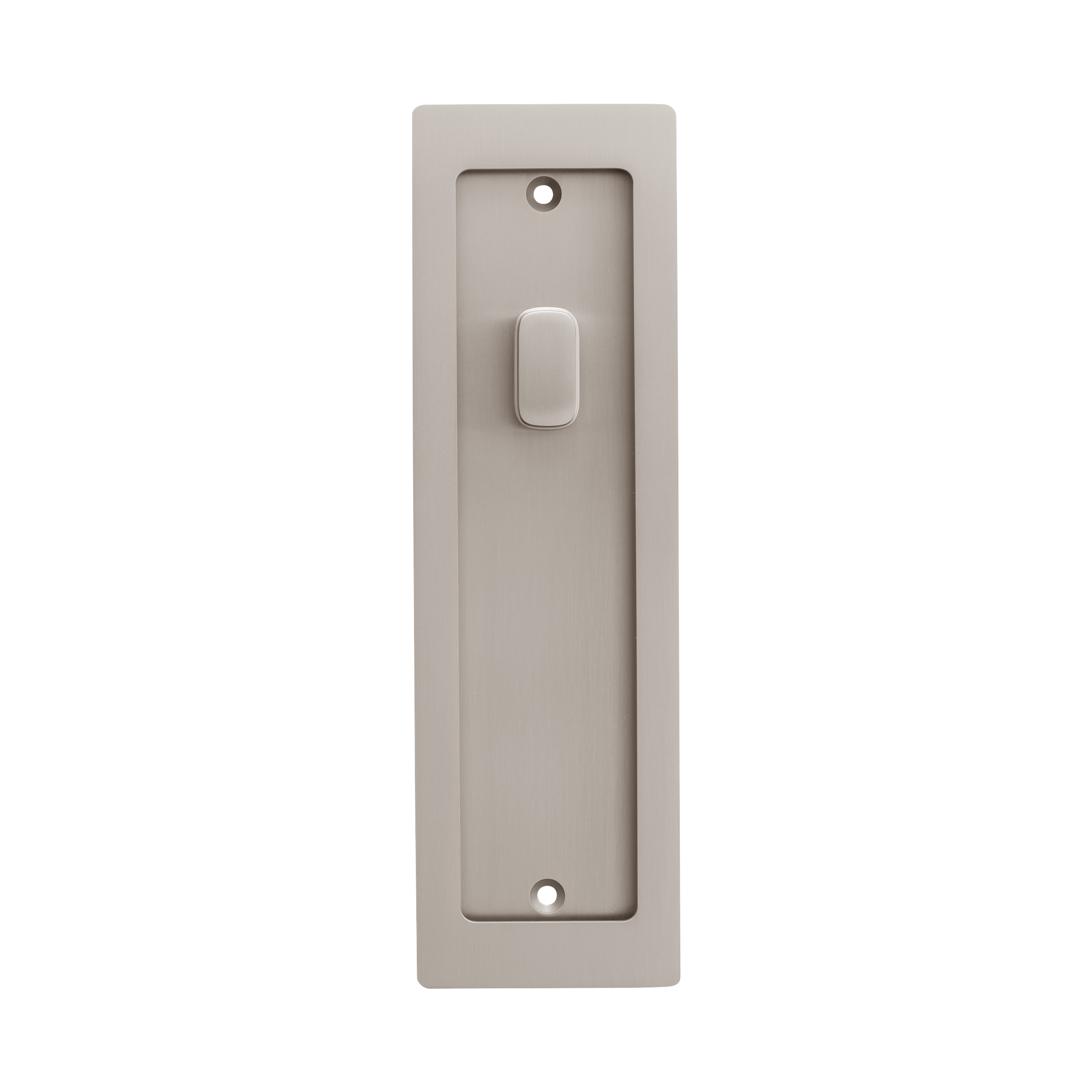 Momo Handles Cavity Slider Flush Pull Privacy Lock kit Dull Brushed Nickel (3)