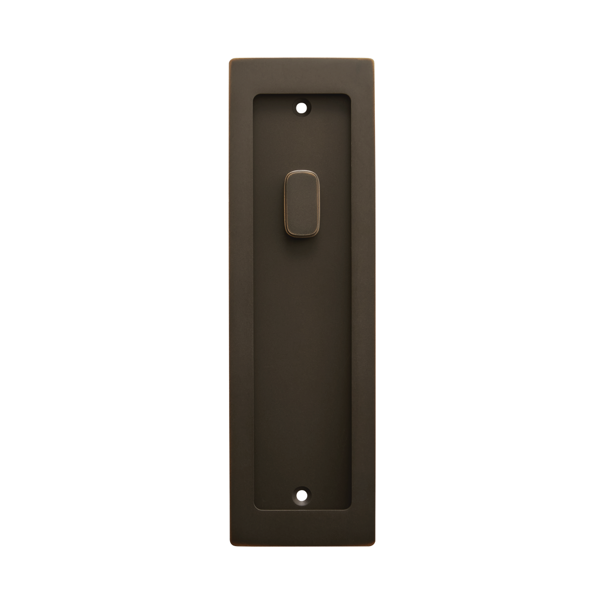 Momo Handles Cavity Slider Flush Pull Privacy Lock kit Dark Bronze