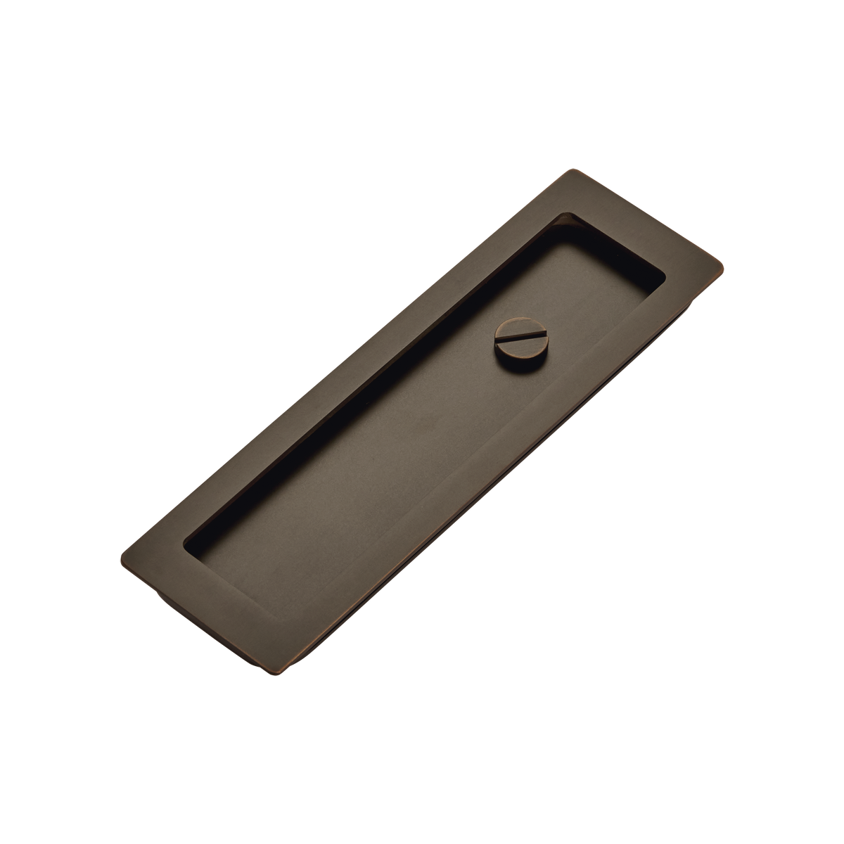 Momo Handles Cavity Slider Flush Pull Privacy Lock kit Dark Bronze