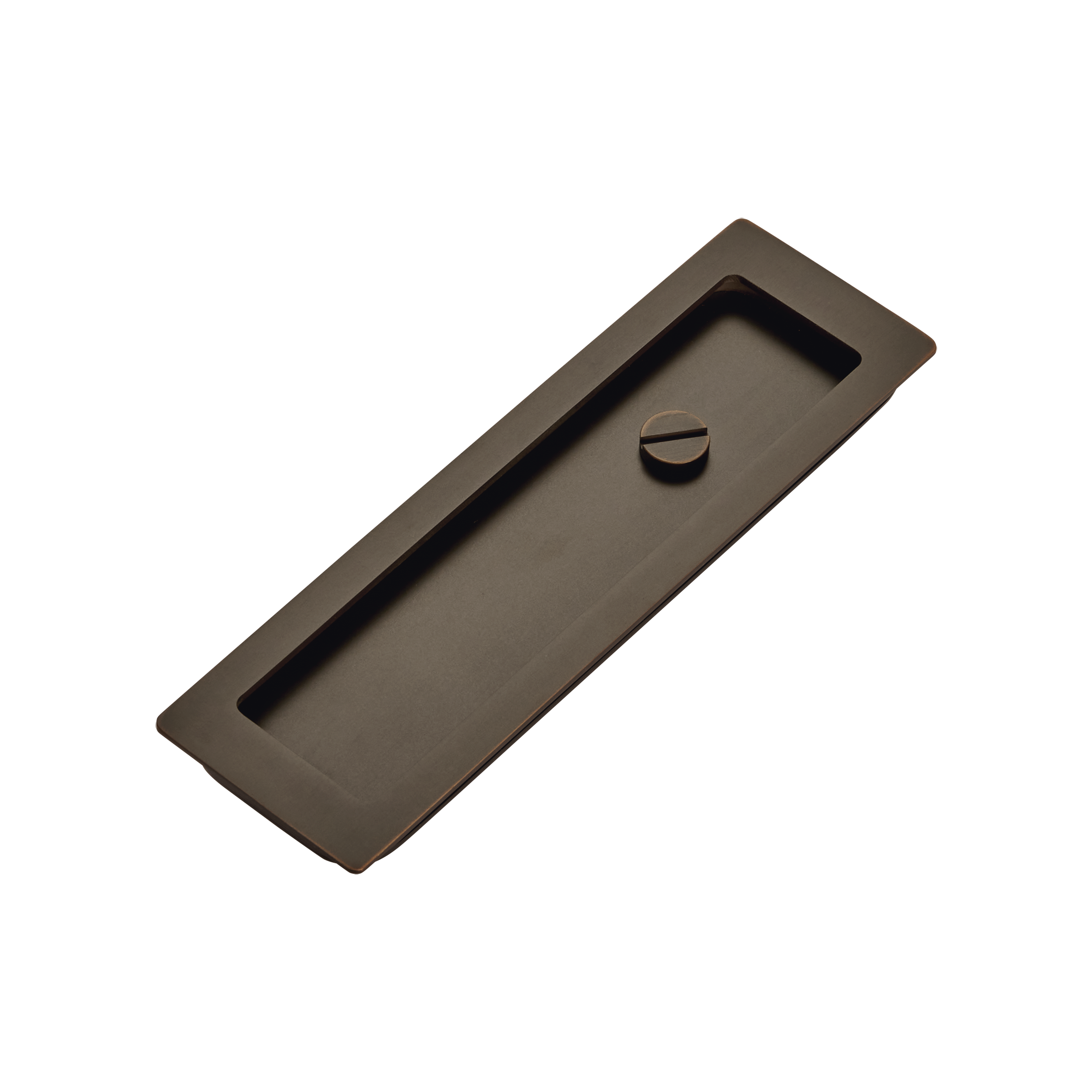 Momo Handles Cavity Slider Flush Pull Privacy Lock kit Dark Bronze (1)