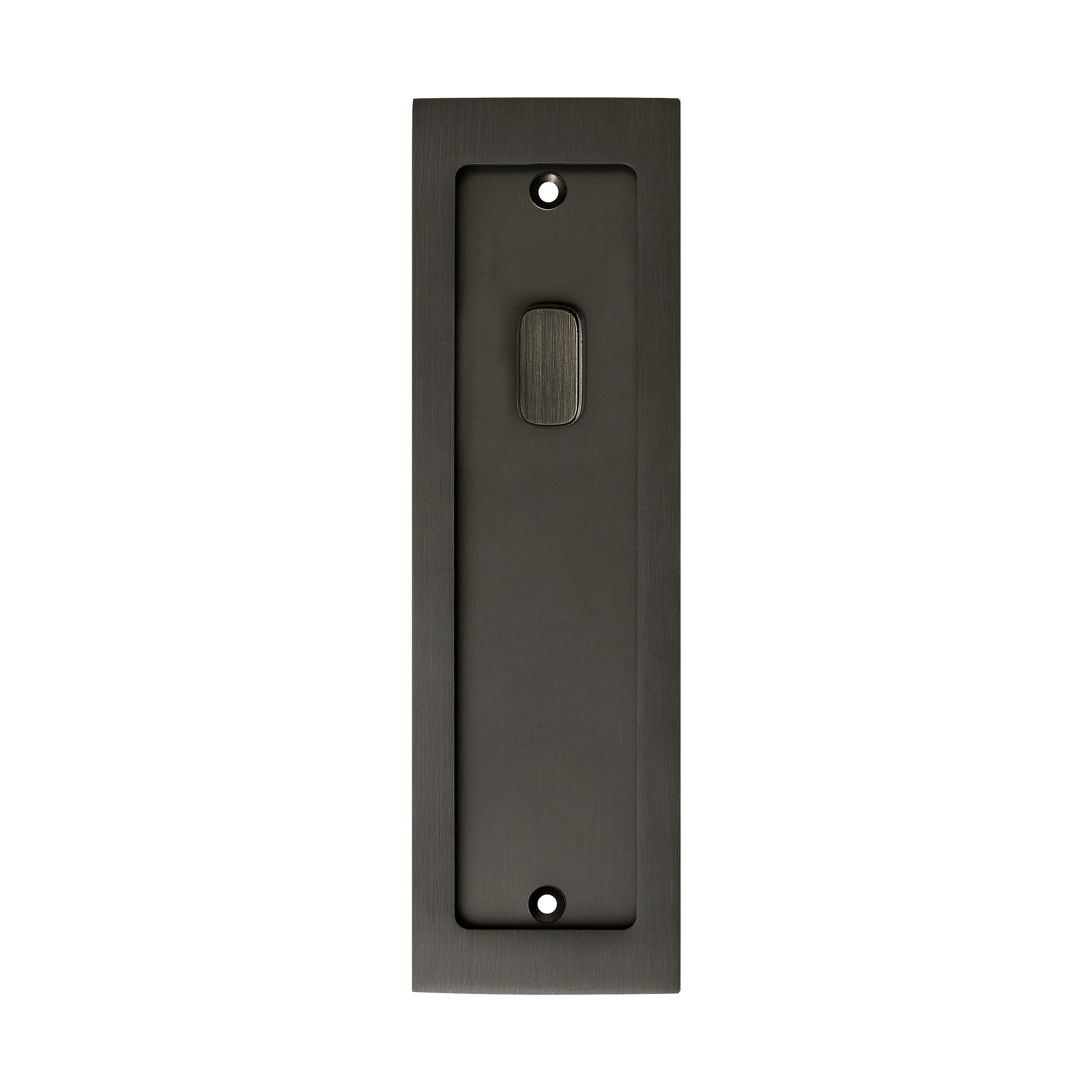 Momo Handles Cavity Slider Flush Pull Privacy Lock kit Gunmetal (2)