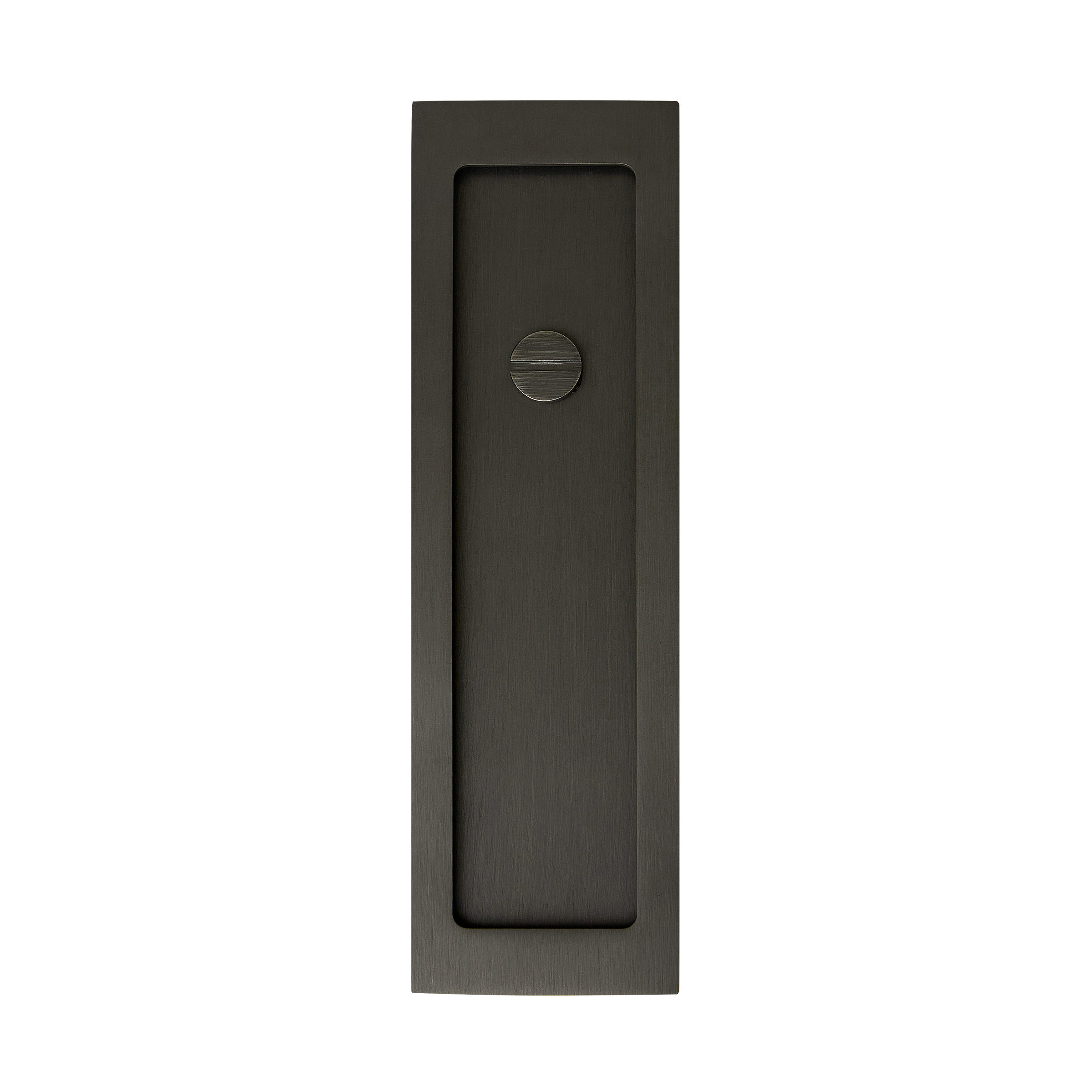 Momo Handles Cavity Slider Flush Pull Privacy Lock kit Gunmetal (3)