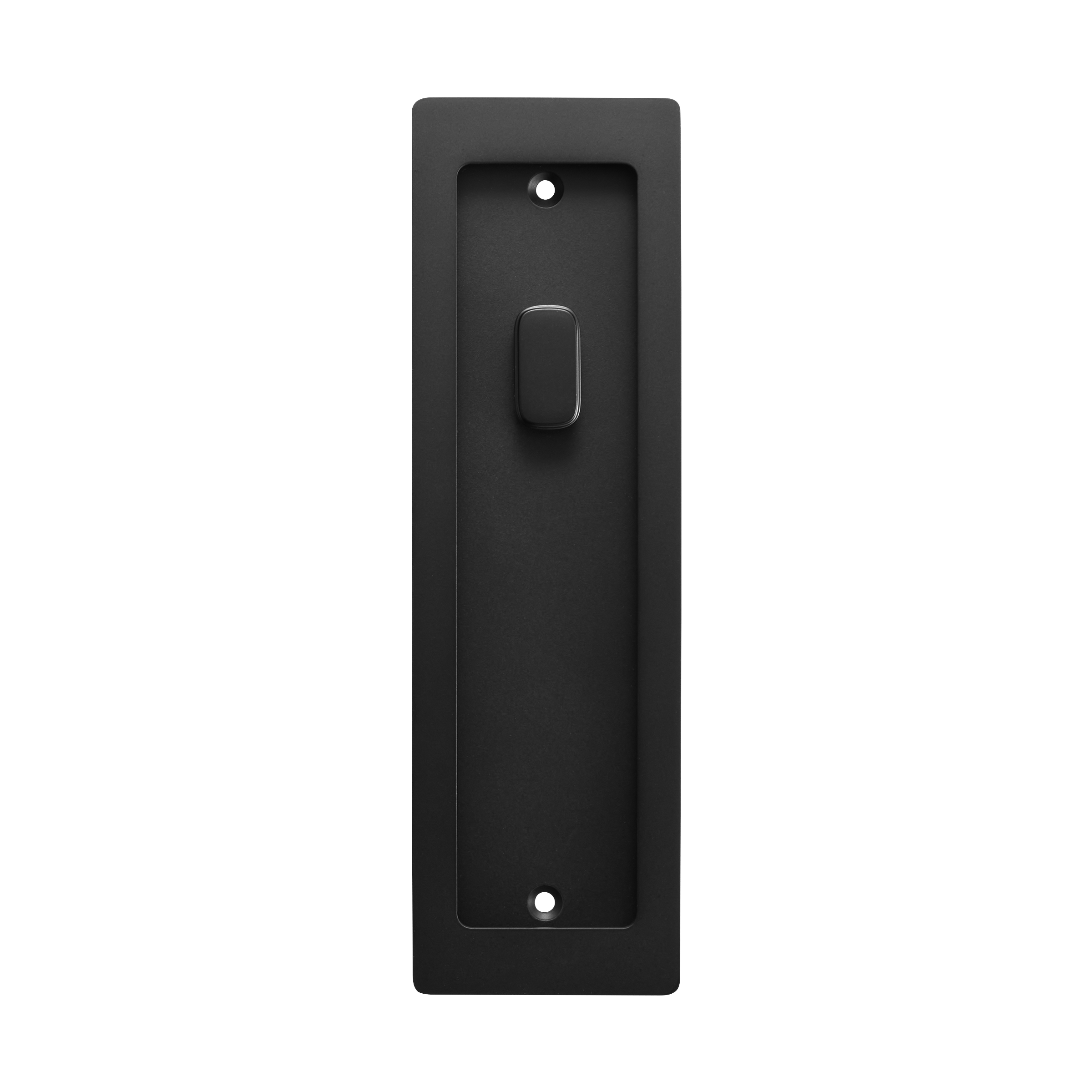 Momo Handles Cavity Slider Flush Pull Privacy Lock kit Matt Black (3)