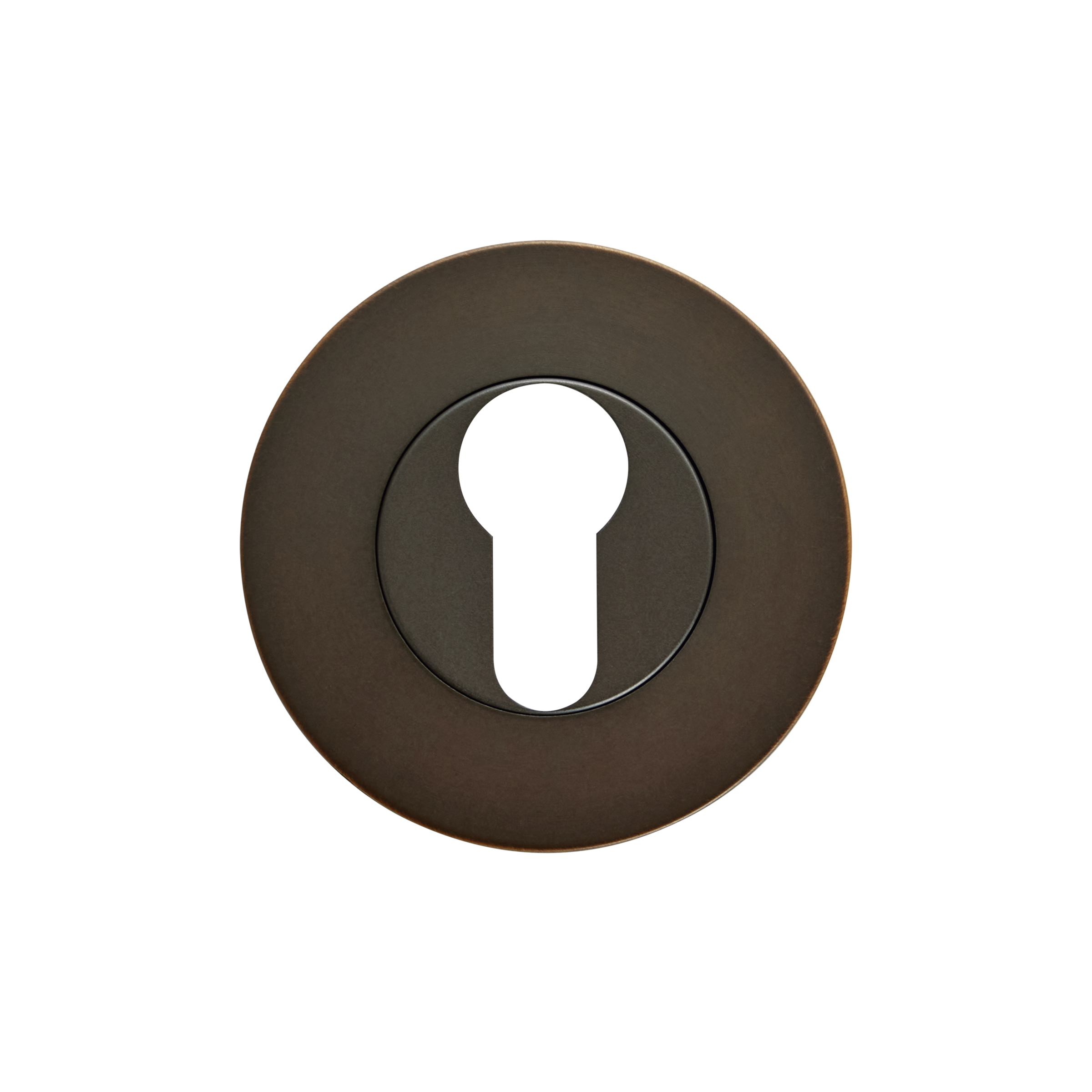 Momo Euro Cylinder Escutcheon Set Dark Bronze