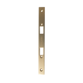 Momo Mortice Lock Forend Plate For Use With Privacy Thumb Turn Brushed Satin Brass
