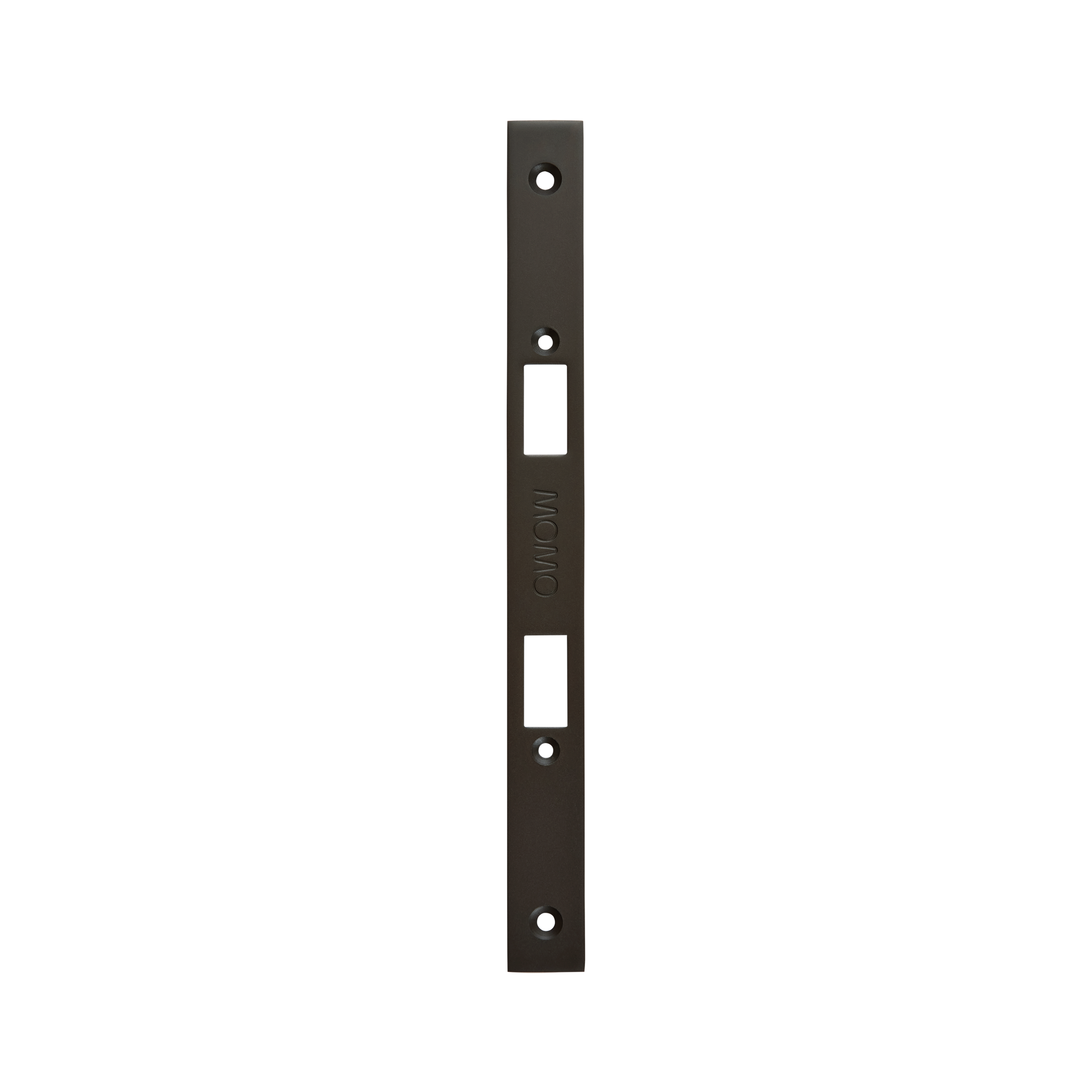 Momo Mortice Lock Forend Plate For Use With Privacy Thumb Turn Dark Bronze