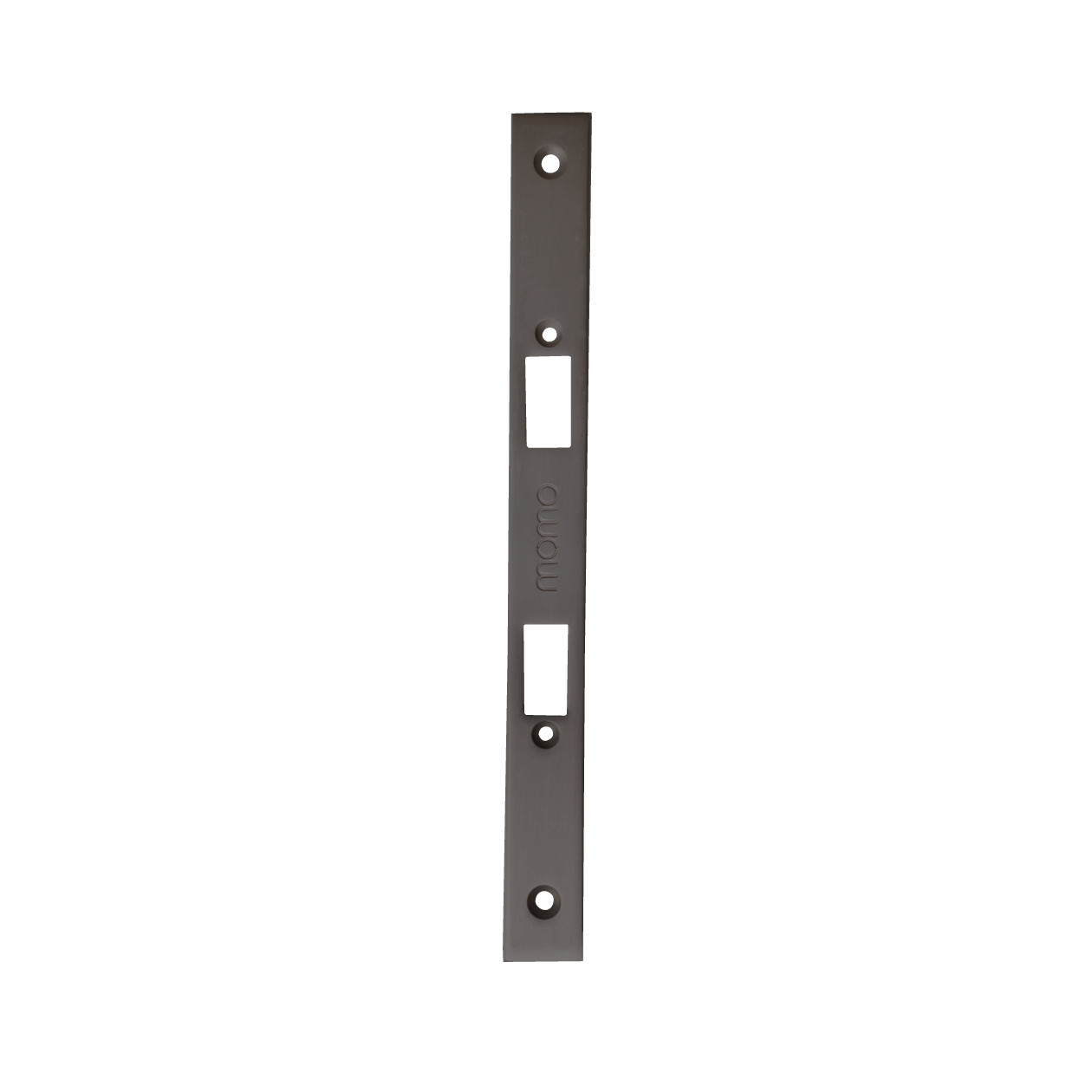 Momo Mortice Lock Forend Plate For Use With Privacy Thumb Turn Gunmetal