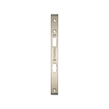Momo Roller Mortice Lock Forend Plate For Use With Euro Cylinder Brushed Nickel