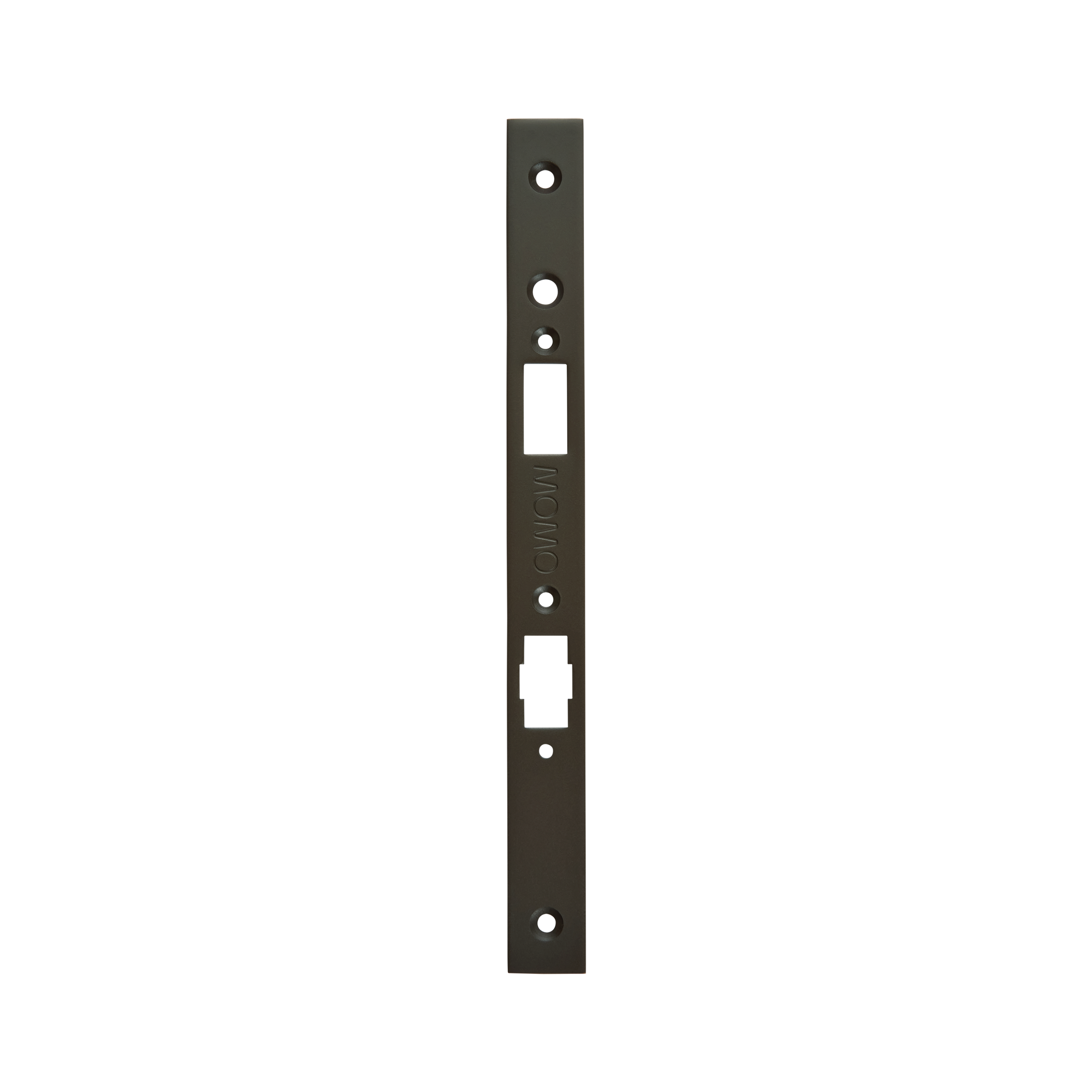 Momo Roller Mortice Lock Forend Plate For Use With Euro Cylinder Dark Bronze