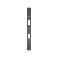 Momo Roller Mortice Lock Forend Plate For Use With Euro Cylinder Gunmetal