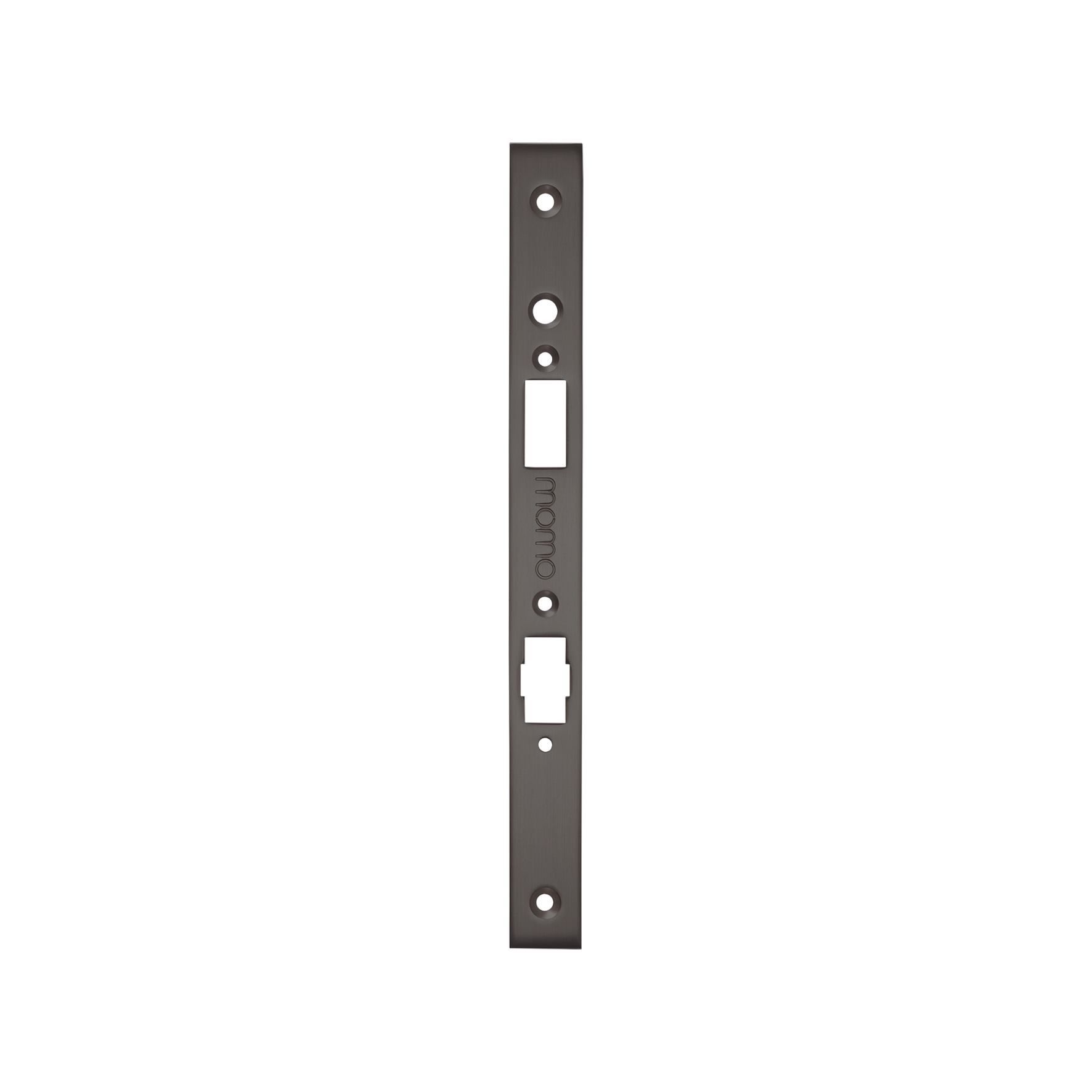Momo Roller Mortice Lock Forend Plate For Use With Euro Cylinder Gunmetal