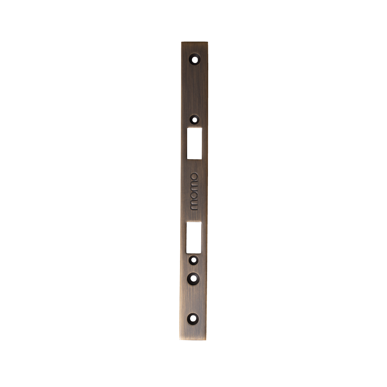 Momo Mortice Lock Forend Plate For Use With Euro Cylinder Bronze