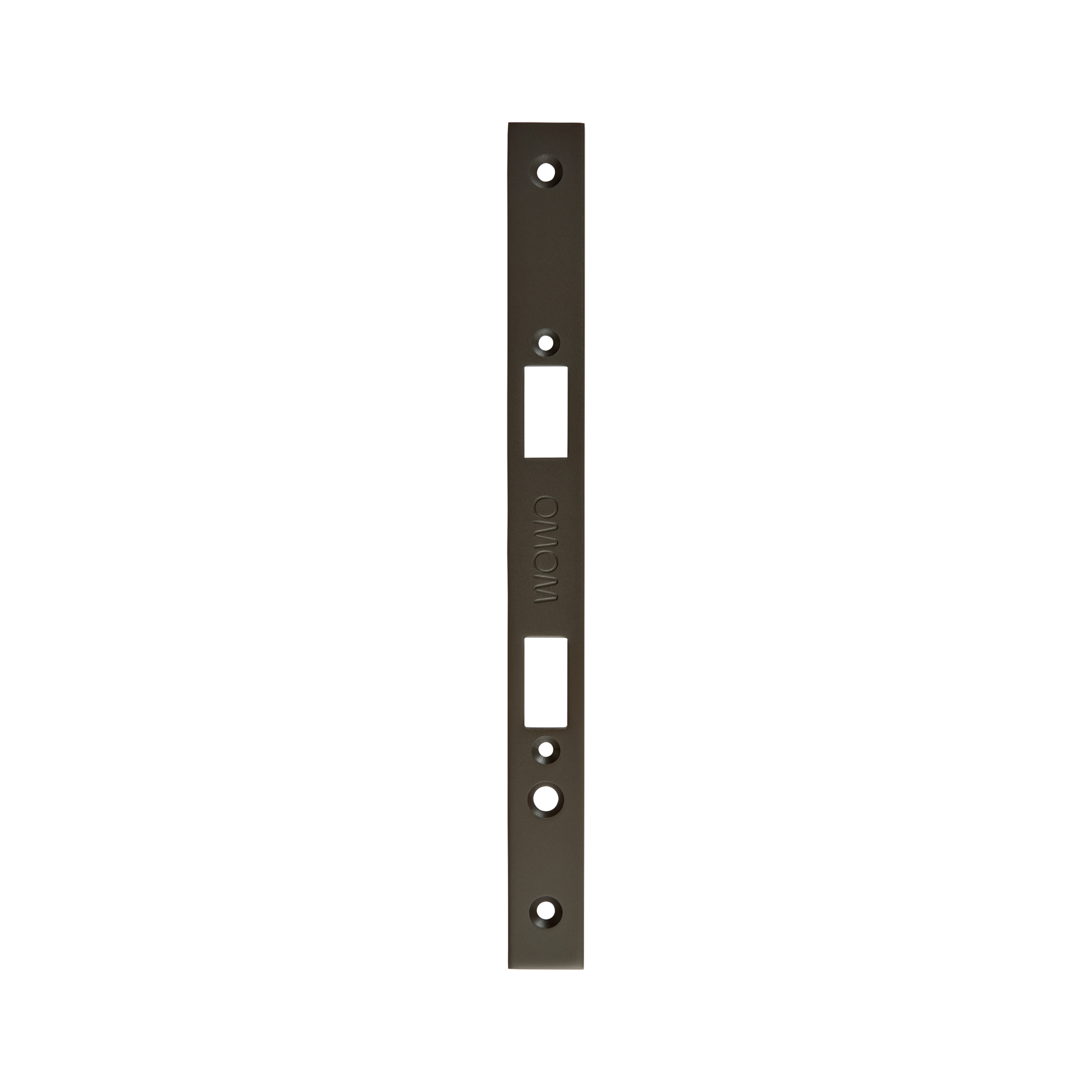 Momo Mortice Lock Forend Plate For Use With Euro Cylinder Dark Bronze