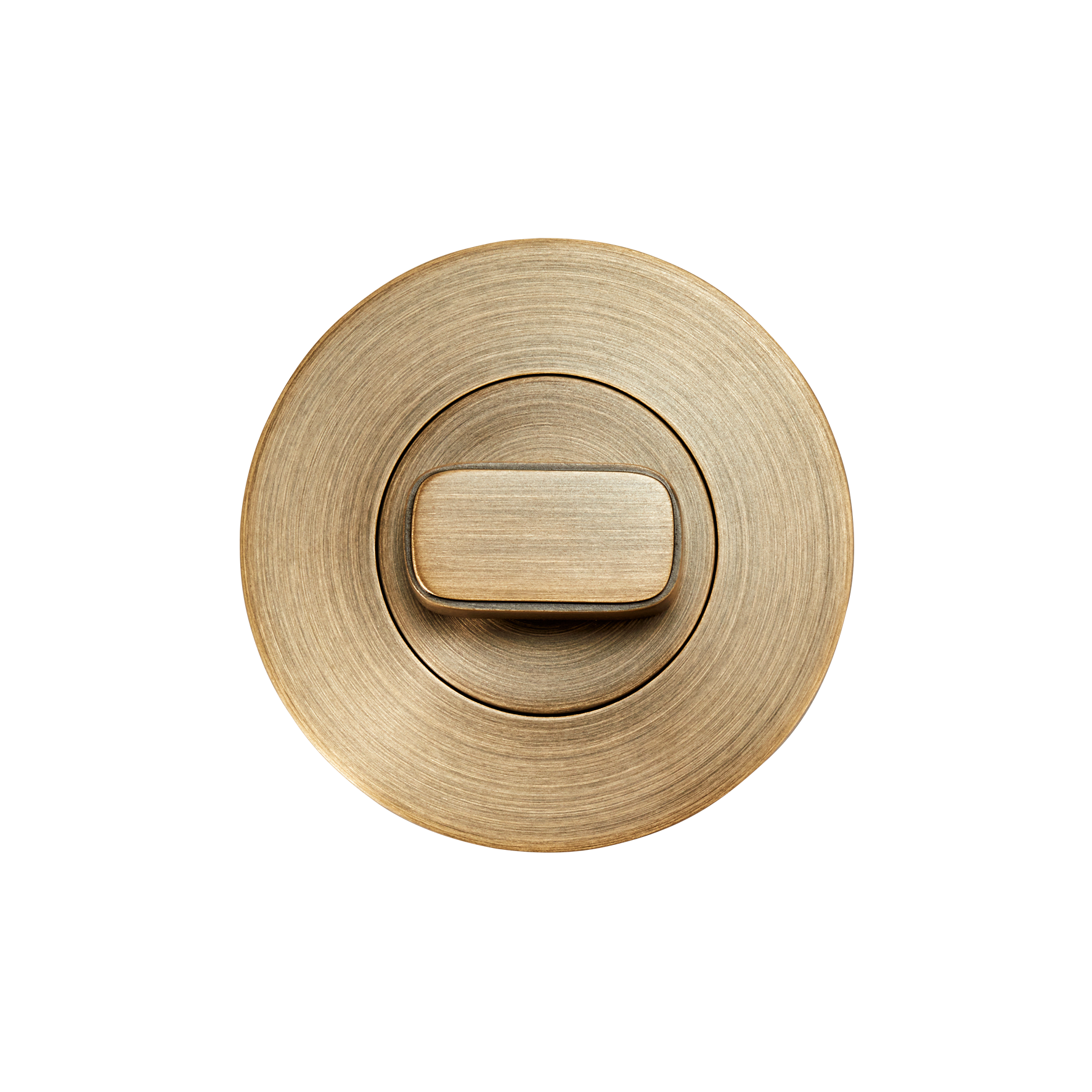 Momo Privacy Thumb Turn Set Dark Brushed Brass