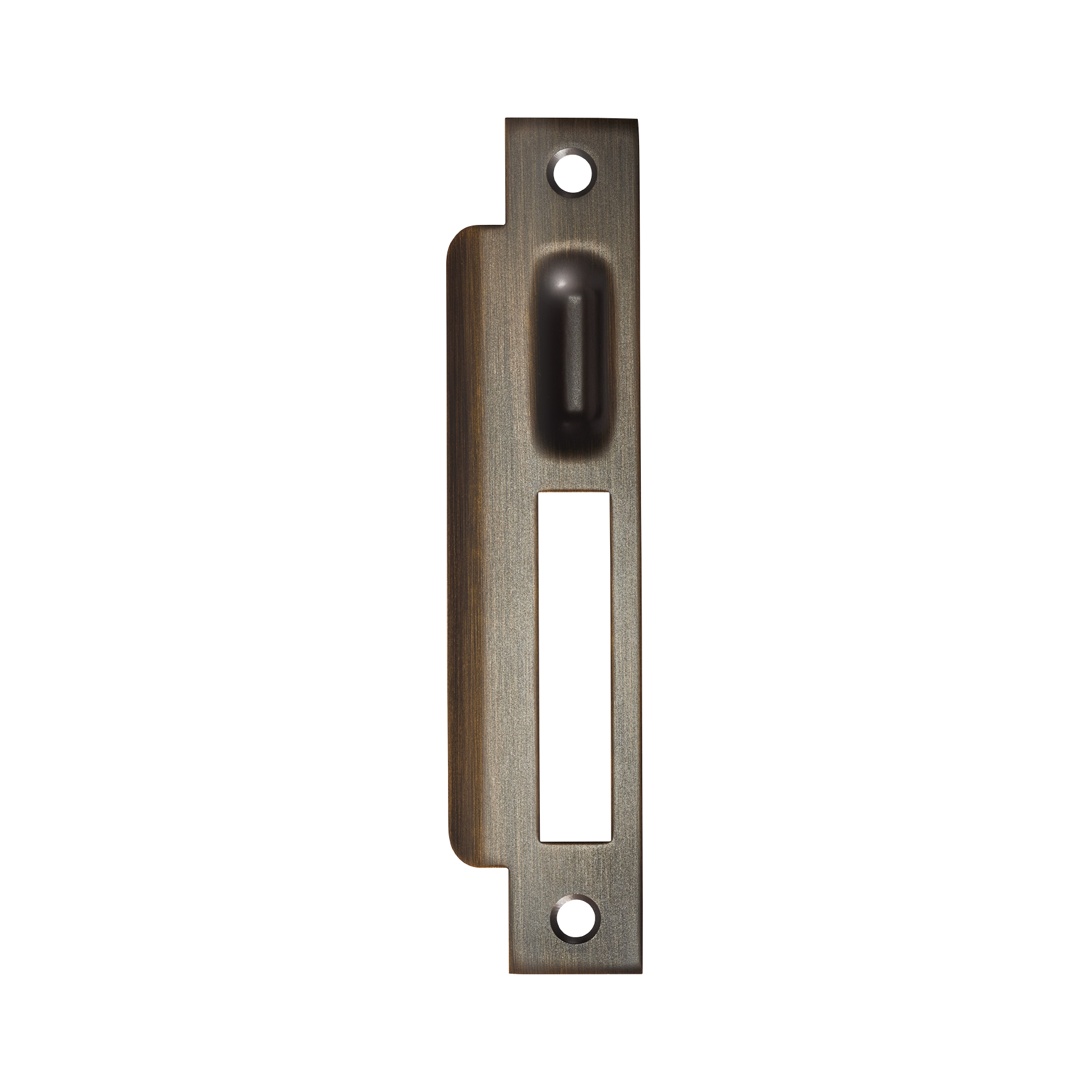 Momo Roller Mortice Lock Left Hand Strike Plate Bronze