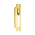 Momo Roller Mortice Lock Left Hand Strike Plate Brushed Satin Brass