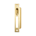Momo Roller Mortice Lock Right Hand Strike Plate Brushed Satin Brass