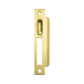 Momo Roller Mortice Lock Right Hand Strike Plate Brushed Satin Brass