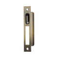Momo Roller Mortice Lock Right Hand Strike Plate Dark Brushed Brass