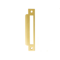 Momo Mortice Lock Universal Strike Plate Brushed Satin Brass