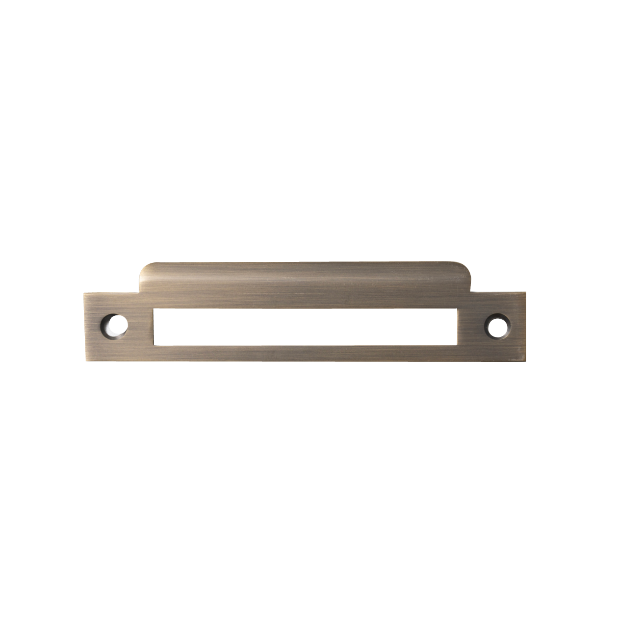 Momo Mortice Lock Universal Strike Plate Dark Brushed Brass