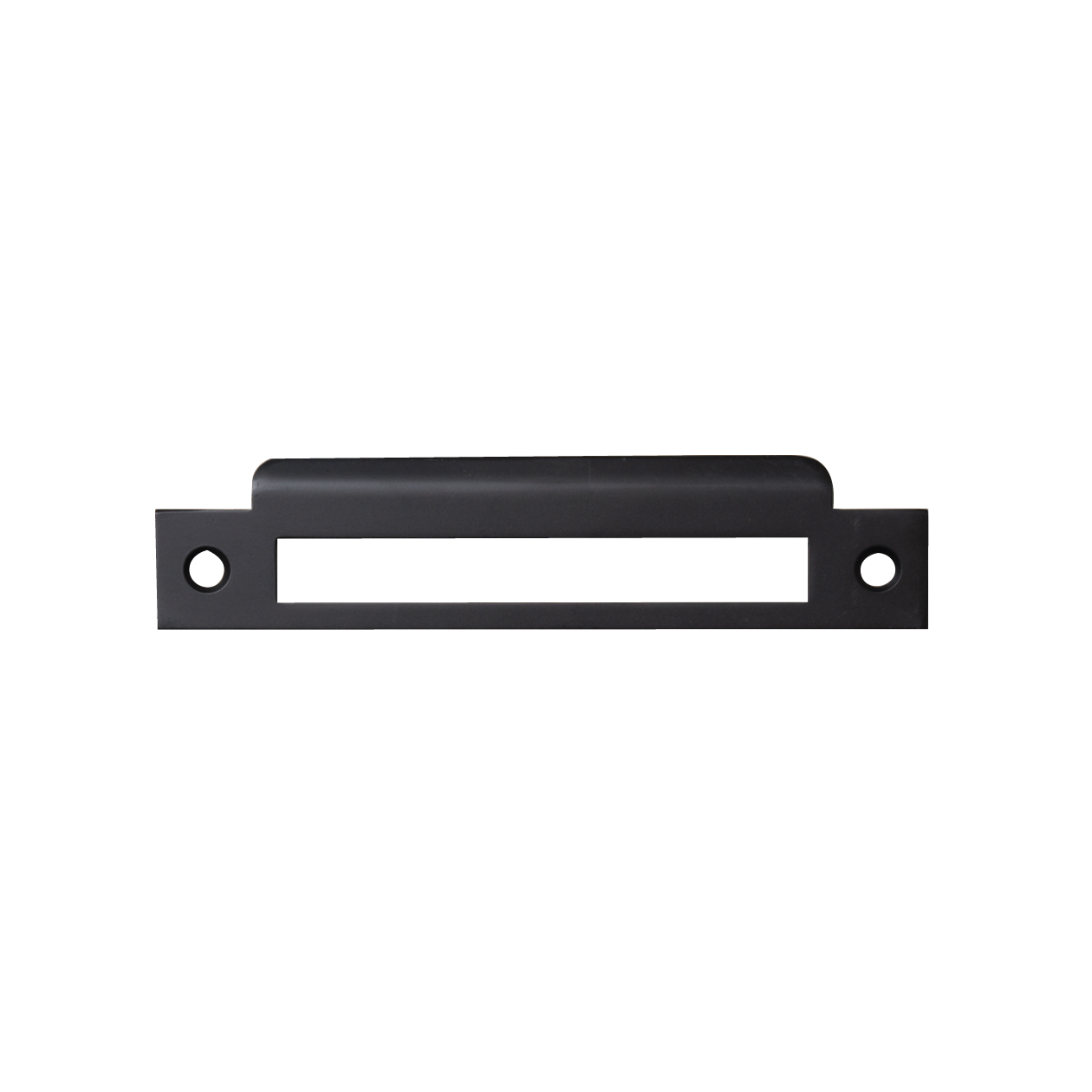 Momo Mortice Lock Universal Strike Plate Matt Black