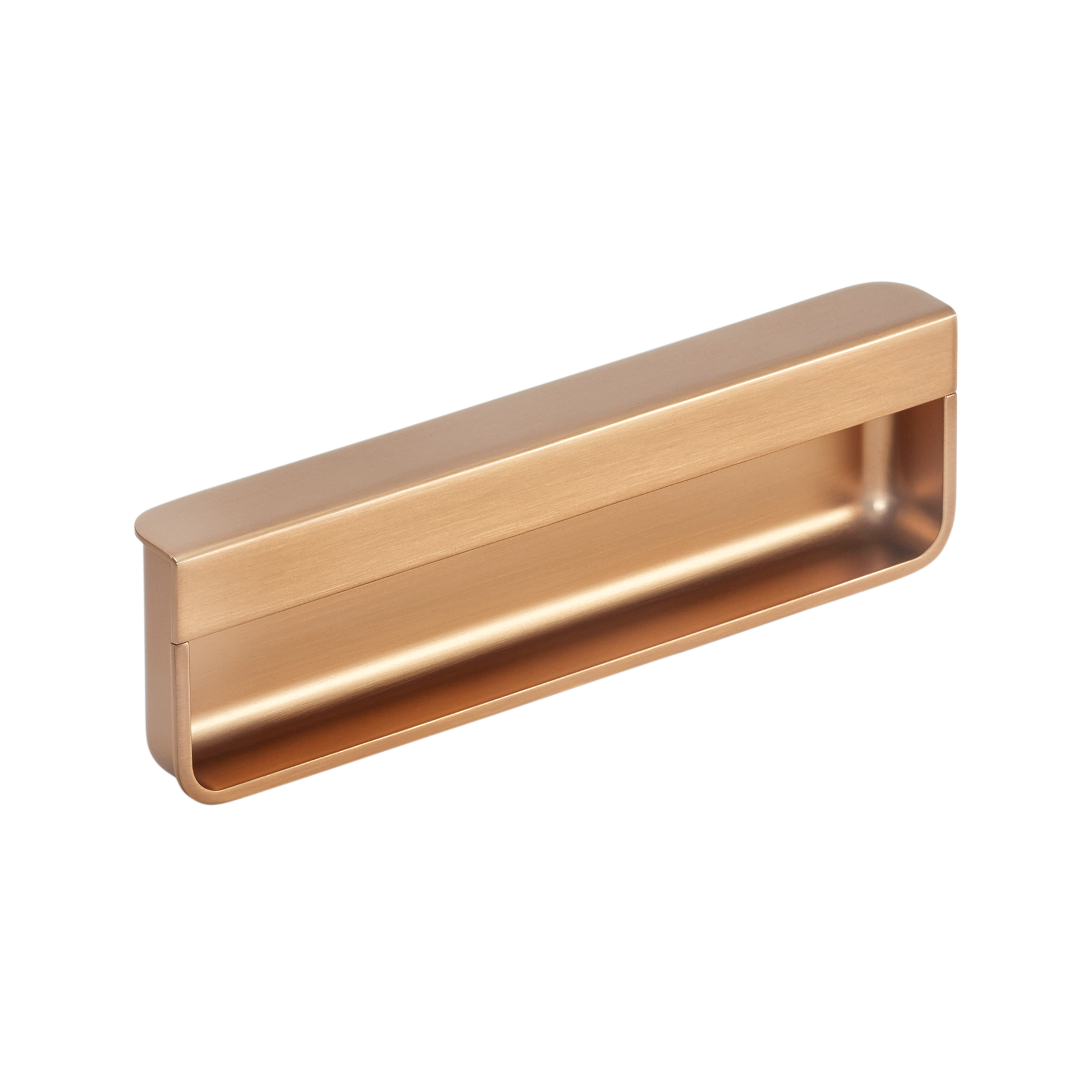 Momo Moule Edge Flush 128mm in Brushed Dark Brass