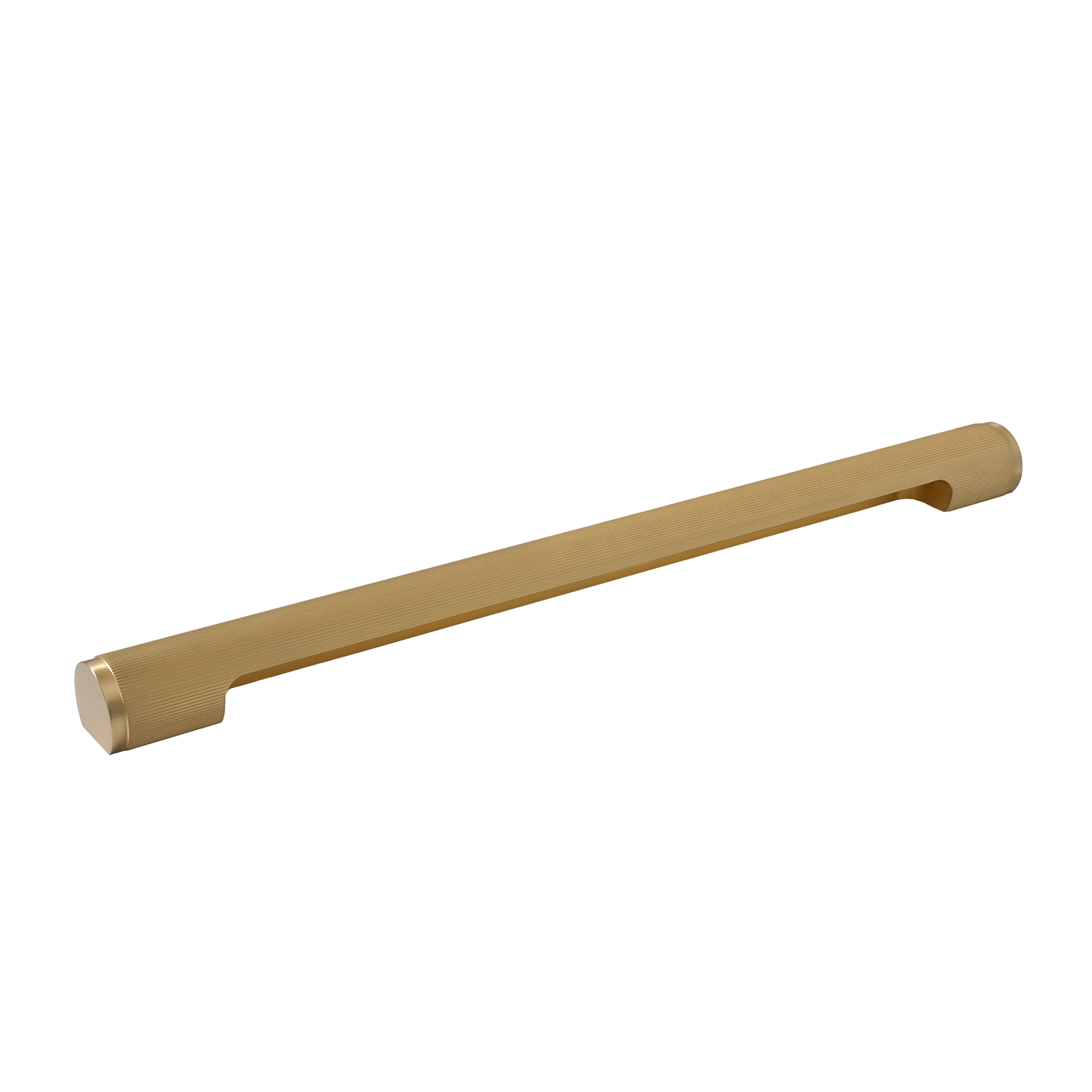 Momo Manhattan Pull Handle 320mm in Brushed Satin Brass