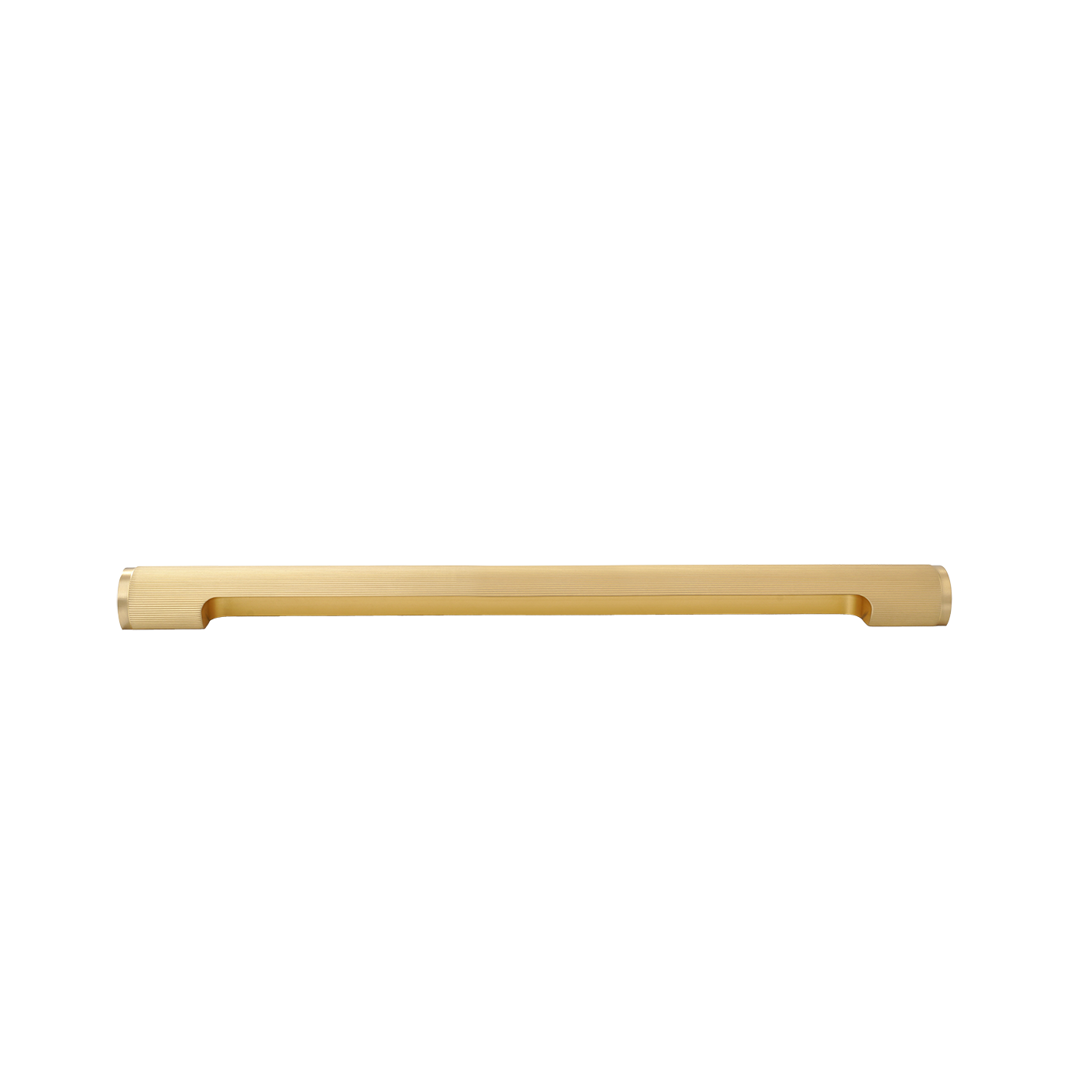 Momo Manhattan Pull Handle 320mm in Brushed Satin Brass (1)