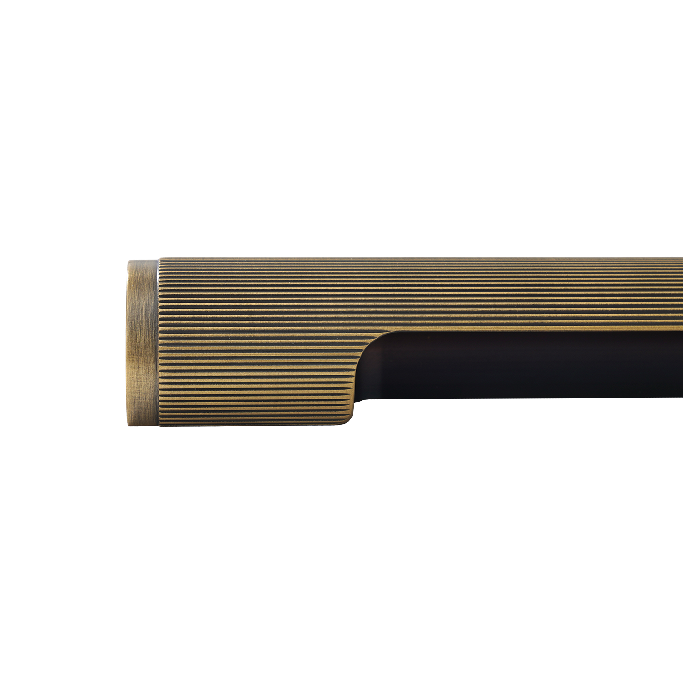 Momo Manhattan Pull Handle 320mm in Dark Brushed Brass (2)