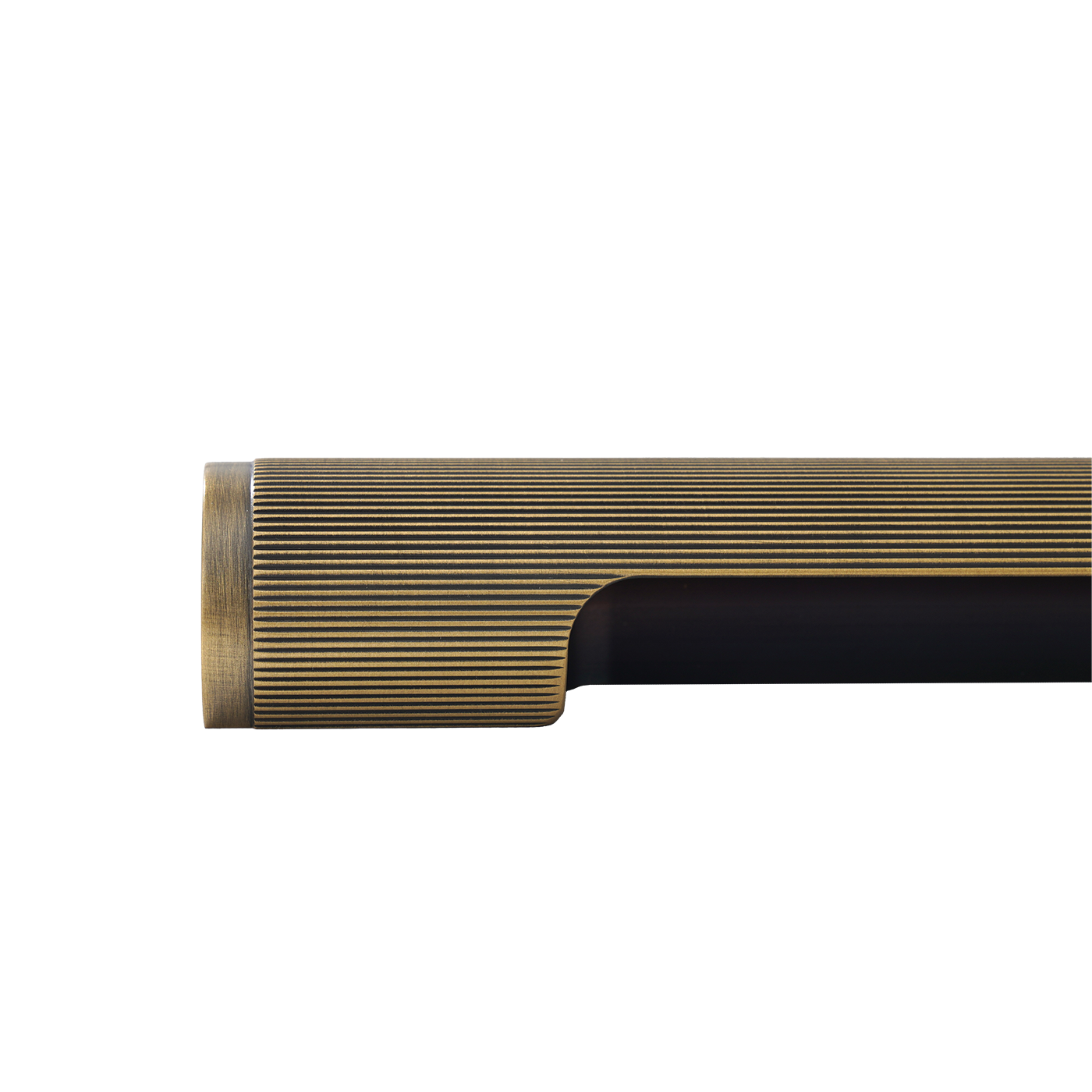 Momo Manhattan Pull Handle 320mm in Dark Brushed Brass (2)