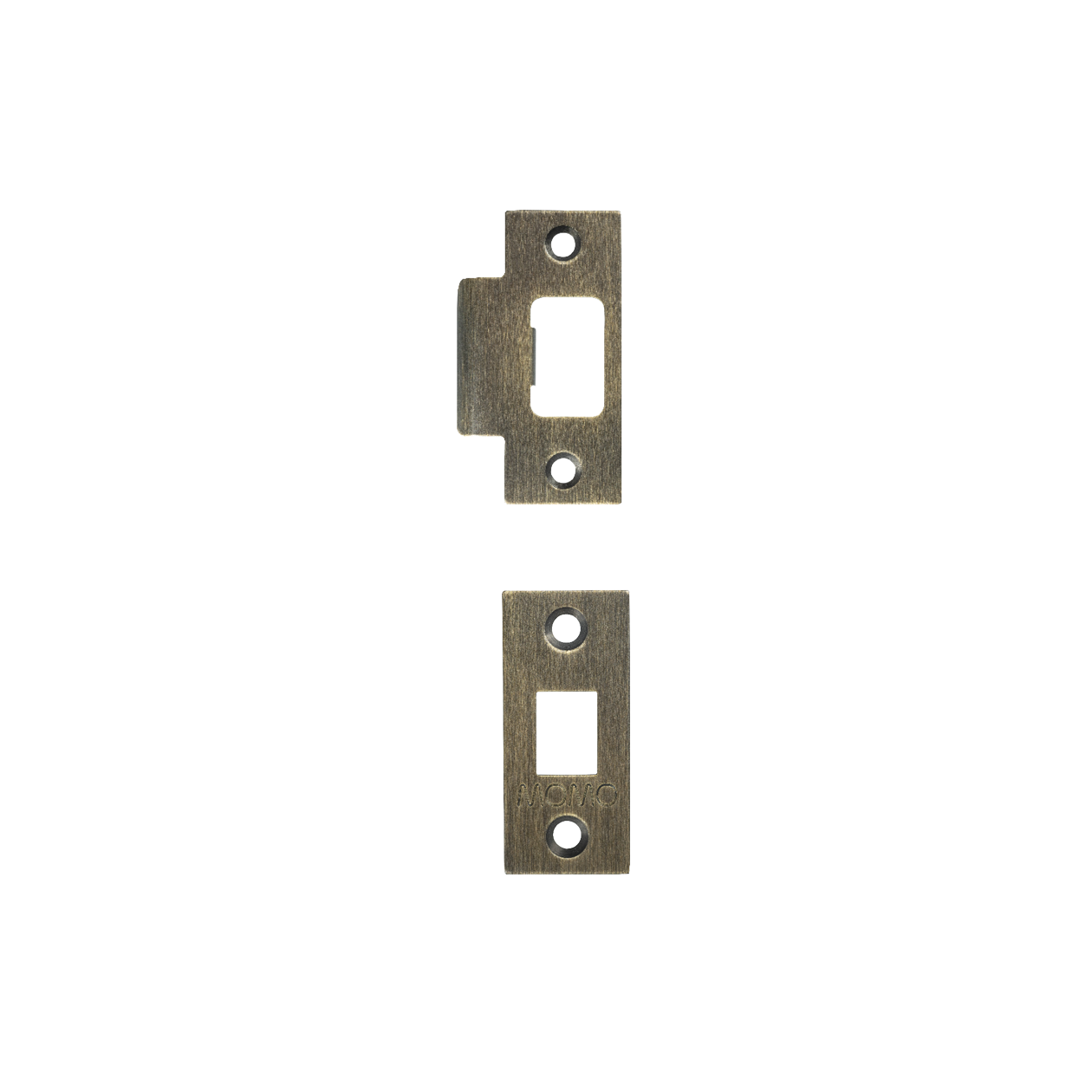 Momo Tubular Latch Accessories Set with Screws Dark Brushed Brass