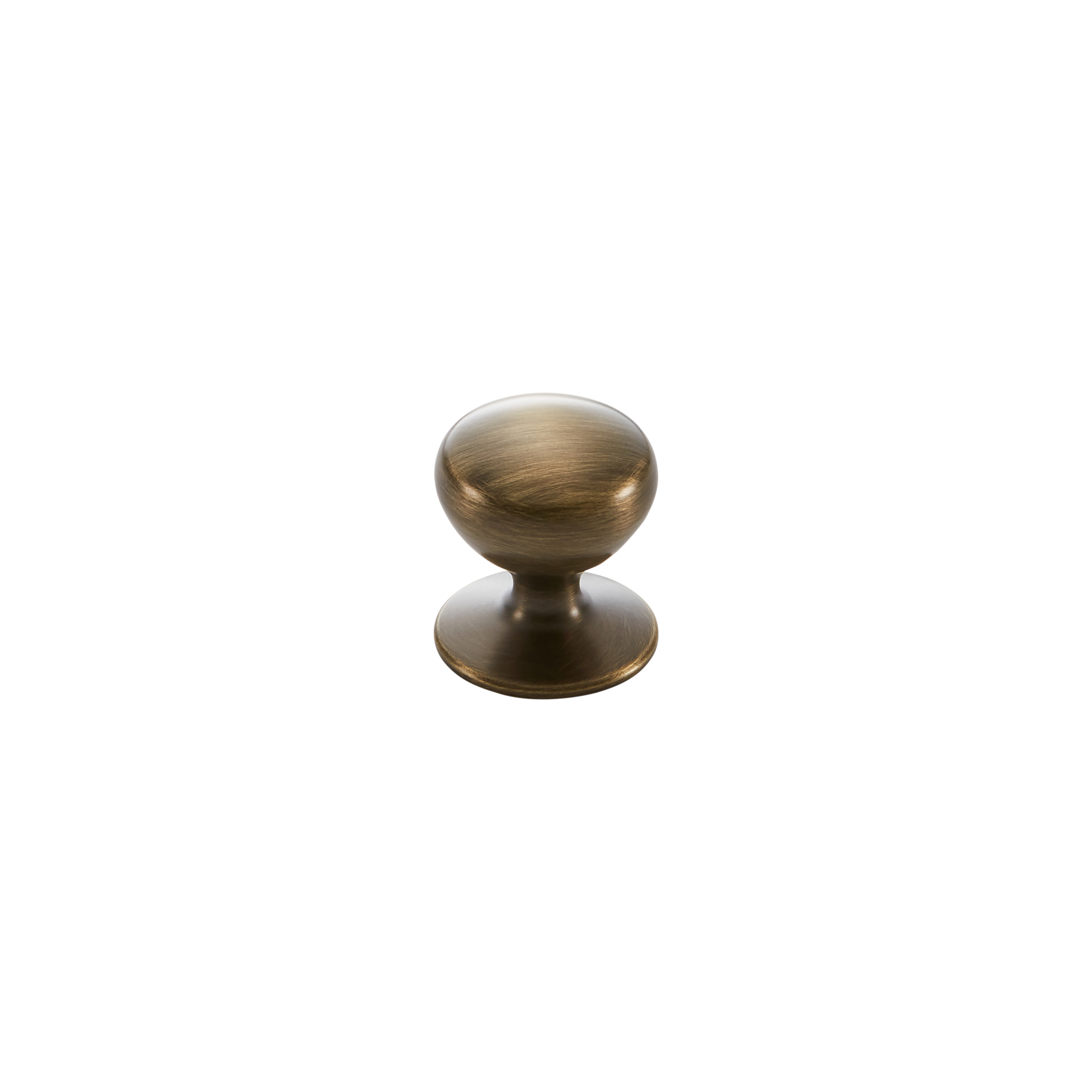 Momo New Hampton Round Knob 32mm in Dark Brushed Brass