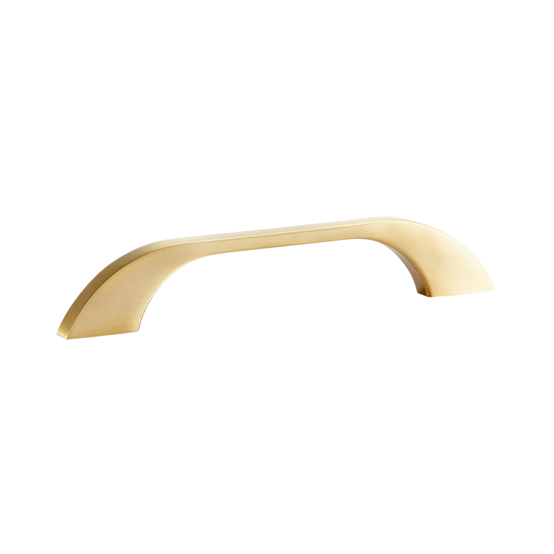 Momo New Prato Bow Handle 128mm In Brushed Matt Brass