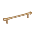 Momo Parla Bar Pull 160mm in Brushed Satin Brass