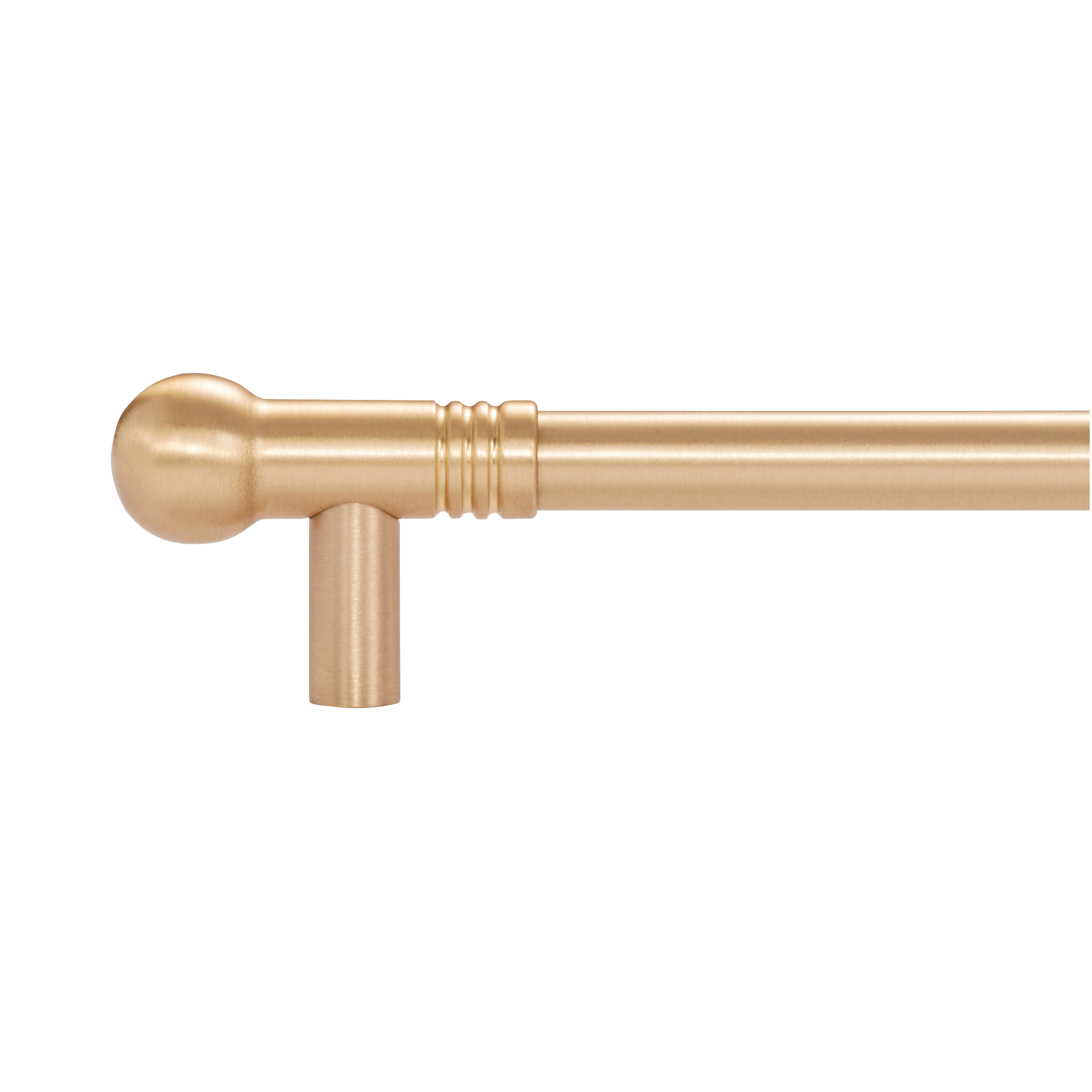 Momo Parla Bar Pull 160mm in Brushed Satin Brass (2)