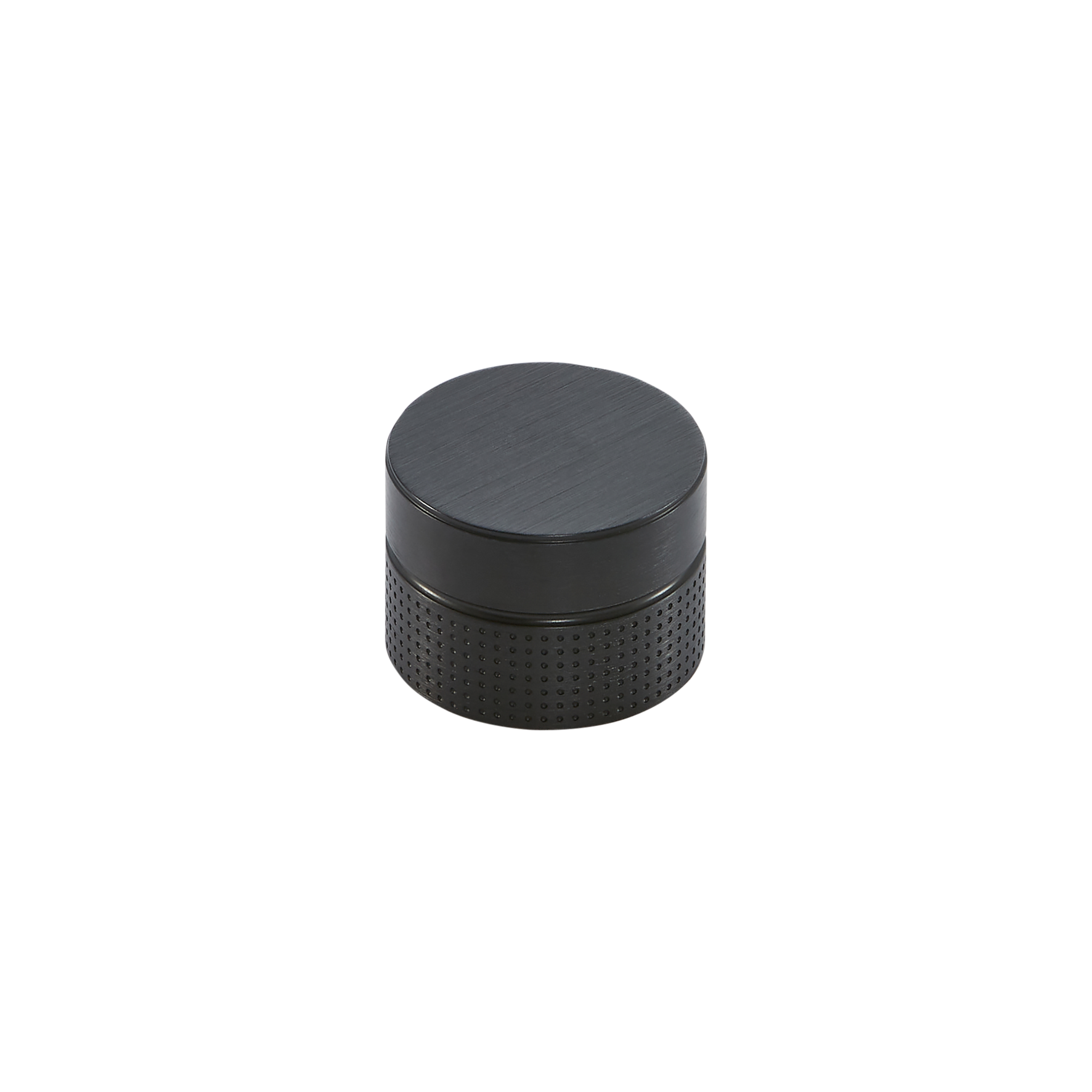 Momo Point Round Knob 40mm in Brushed Black