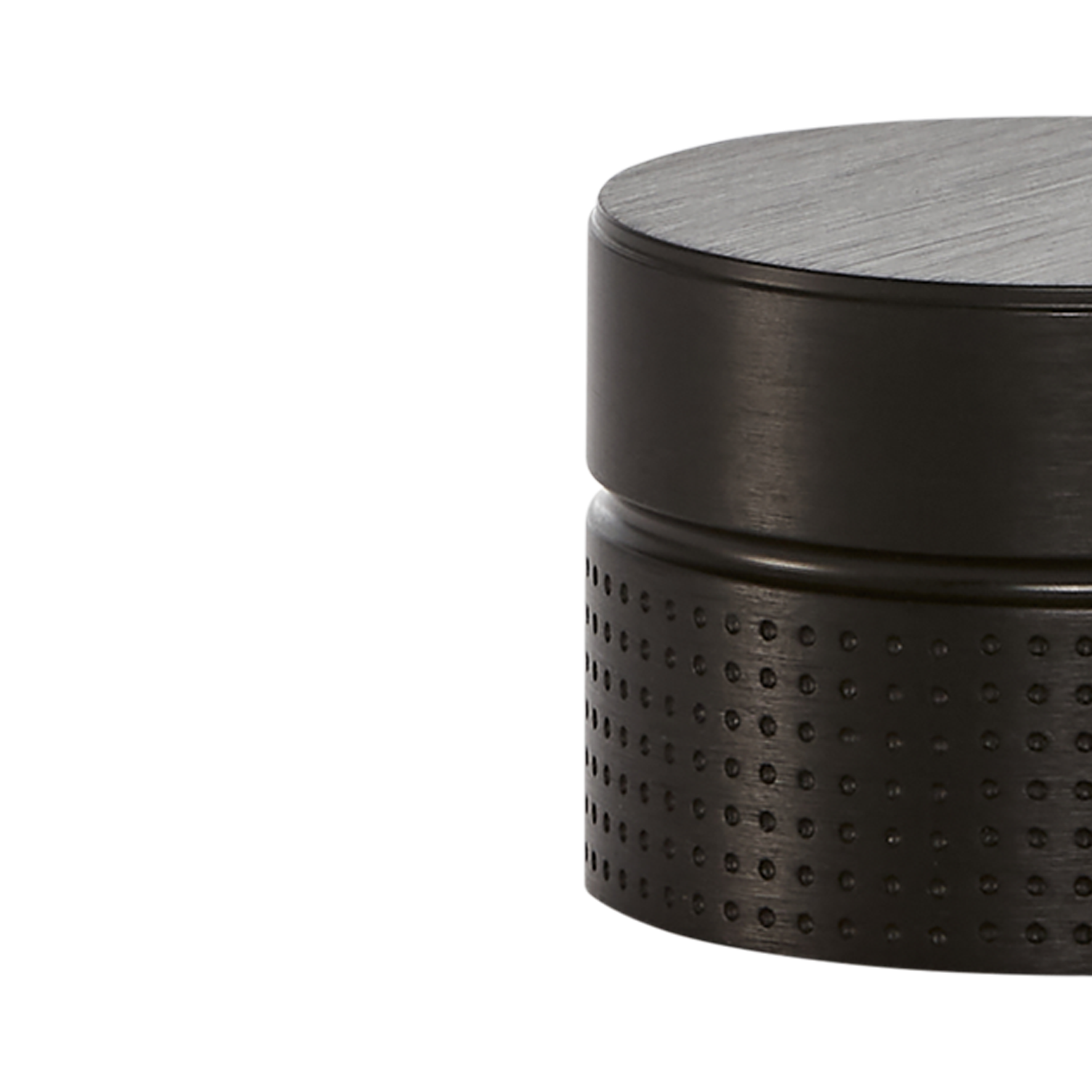 Momo Point Round Knob 40mm in Brushed Black (2)