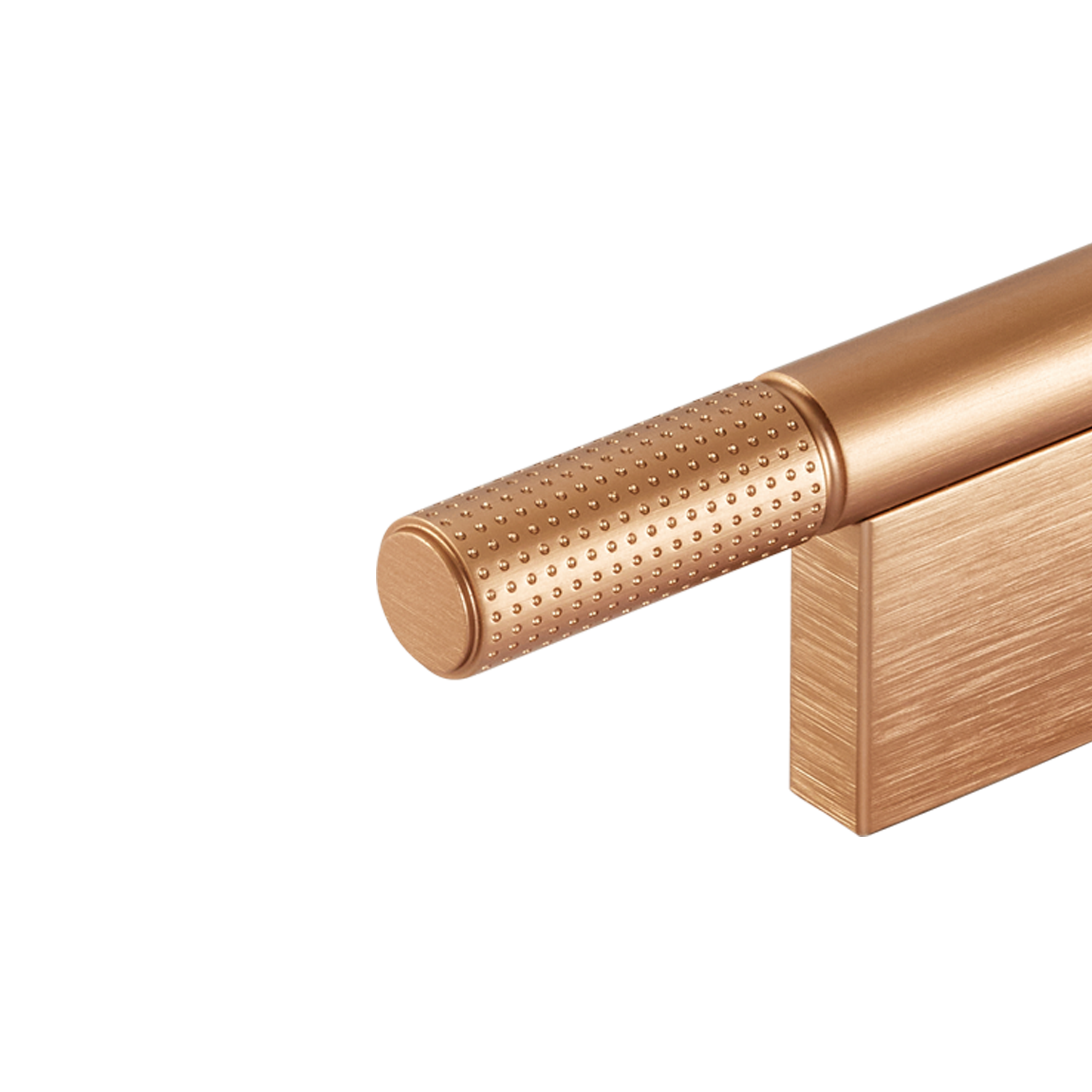 Momo Point T Knob 110mm in Brushed Dark Brass (2)