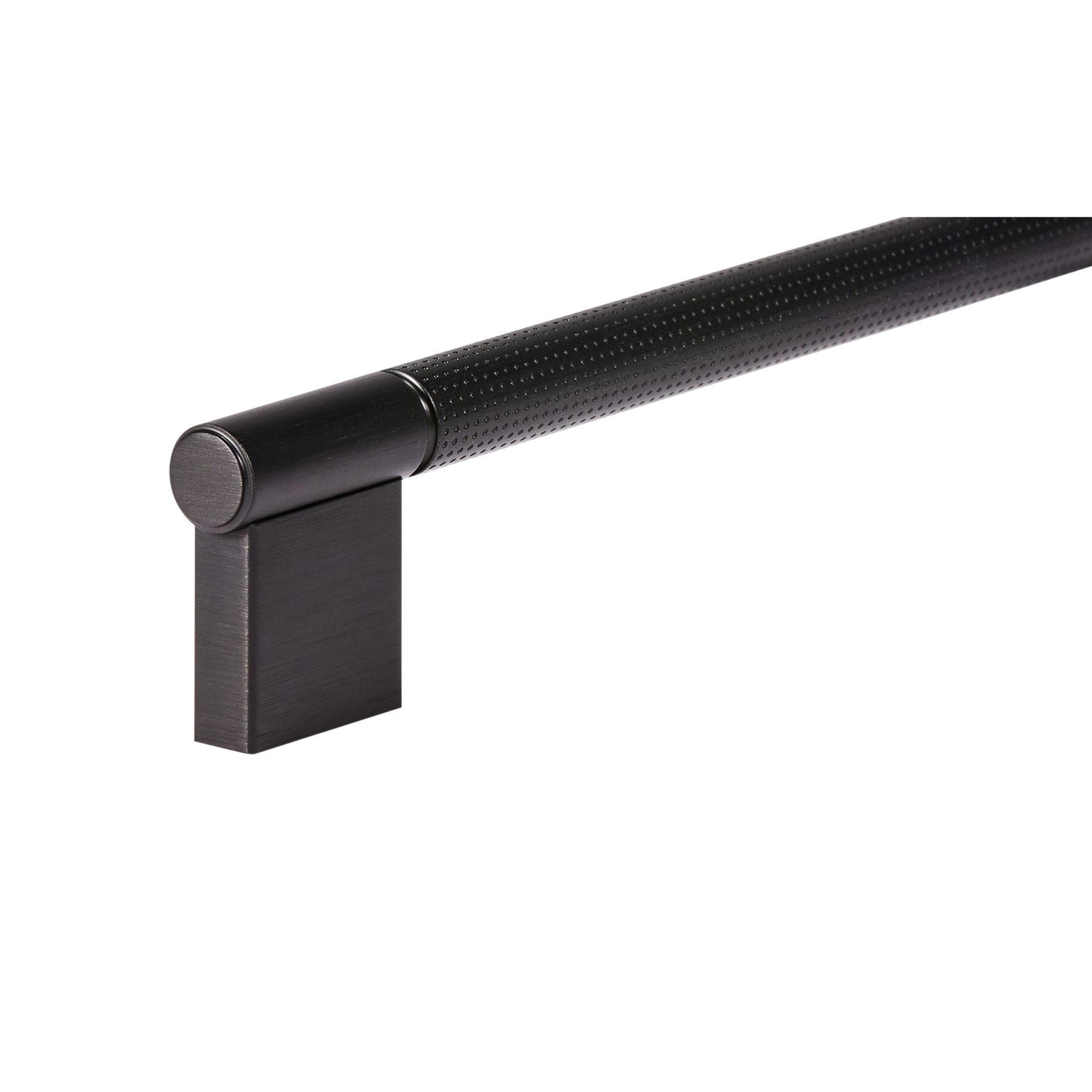 Momo Point D Handle 192mm in Brushed Black (2)