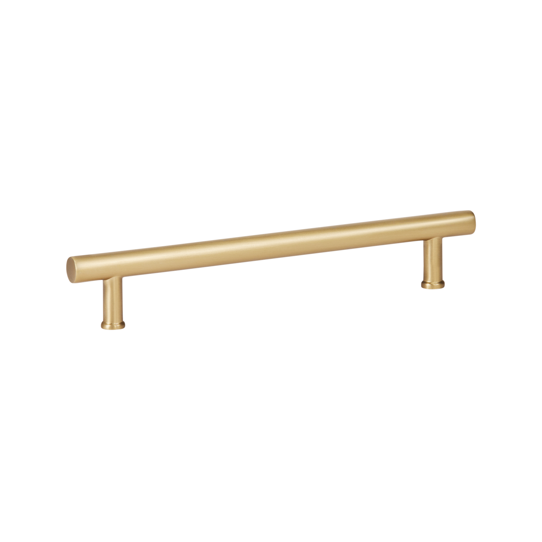 Momo Strano D Handle 160mm in Brushed Satin Brass