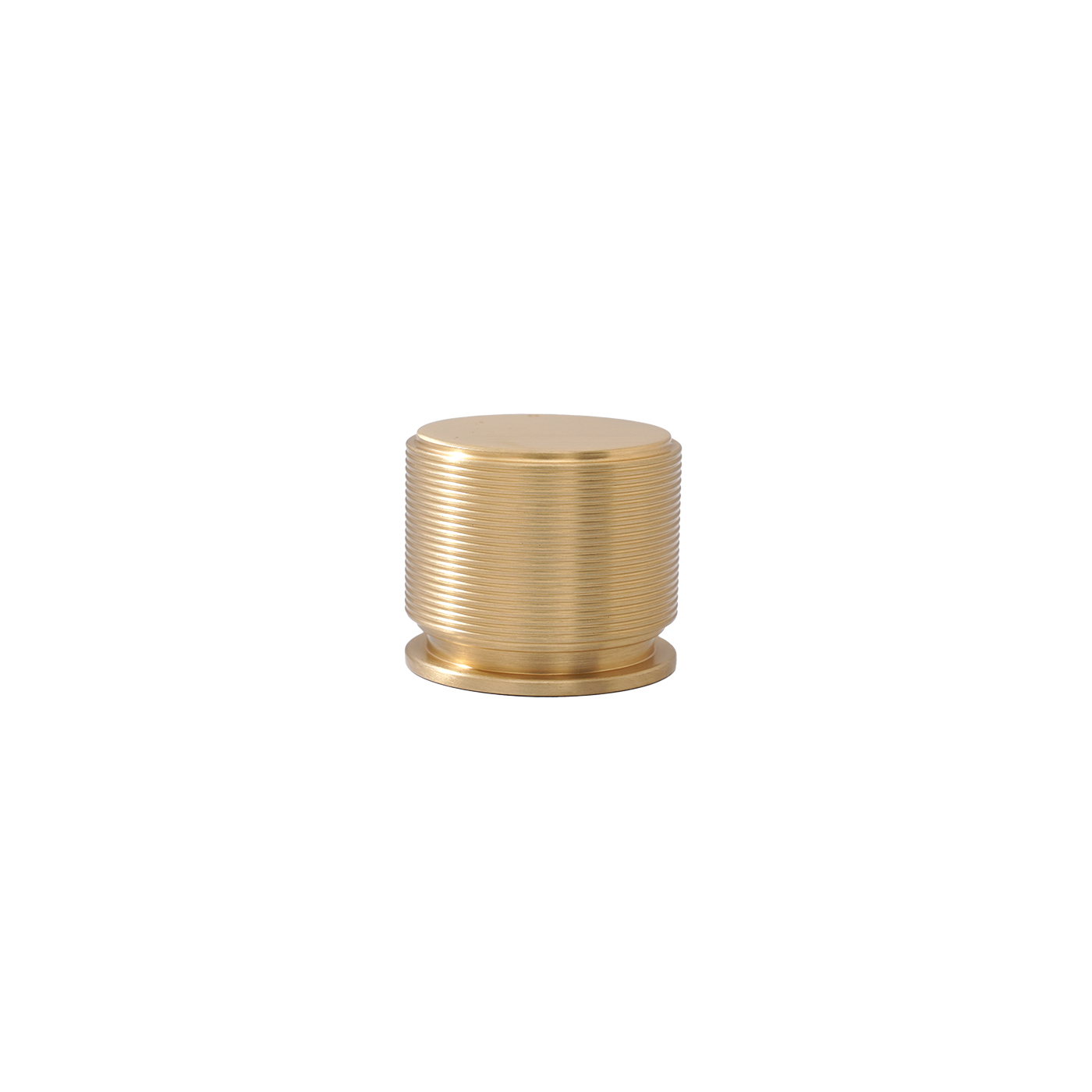 Momo Sussex Round Knob 35mm in Brushed Satin Brass
