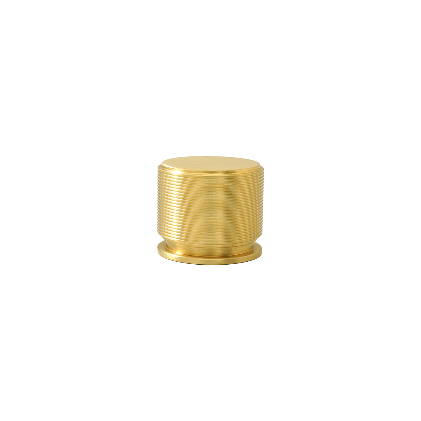 Momo Sussex Round Knob 35mm in Brushed Satin Brass