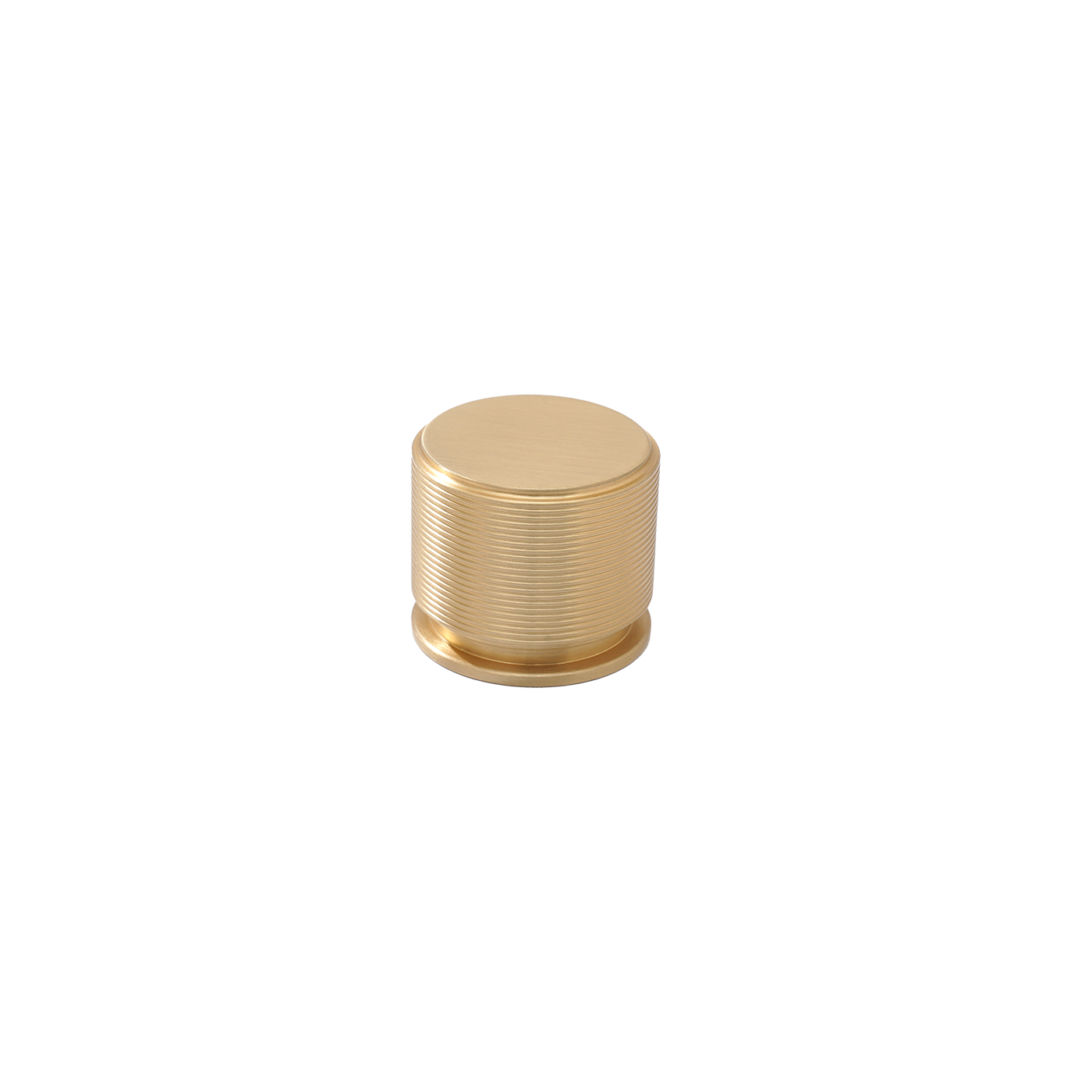Momo Sussex Round Knob 35mm in Brushed Satin Brass (1)