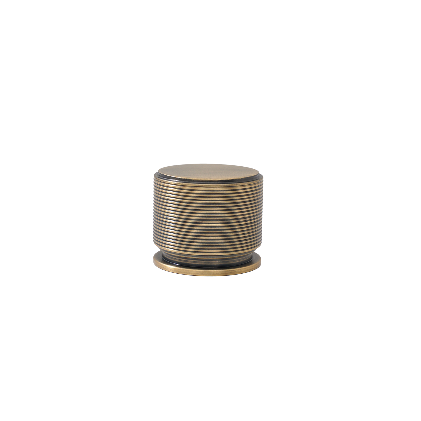 Momo Sussex Round Knob 35mm in Dark Brushed Brass