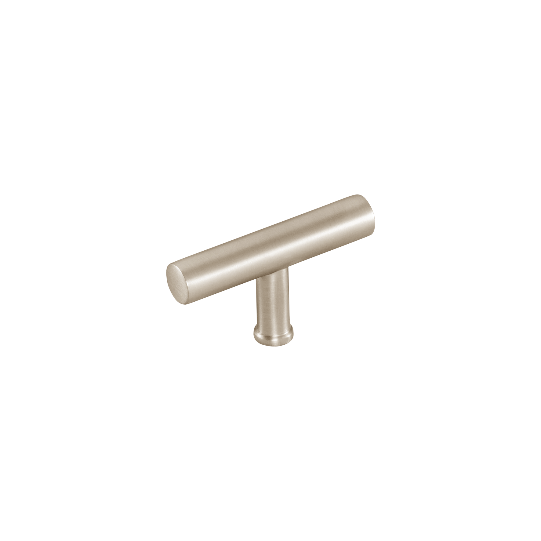 Momo Strano T Knob 60mm in Dull Brushed Nickel