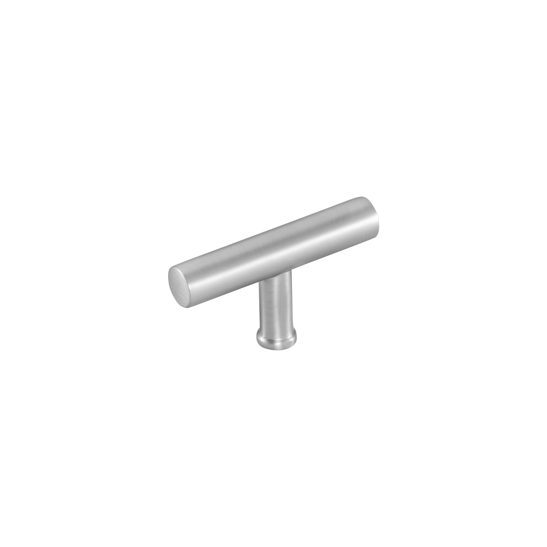 Momo Strano T Knob 60mm in Dull Brushed Nickel