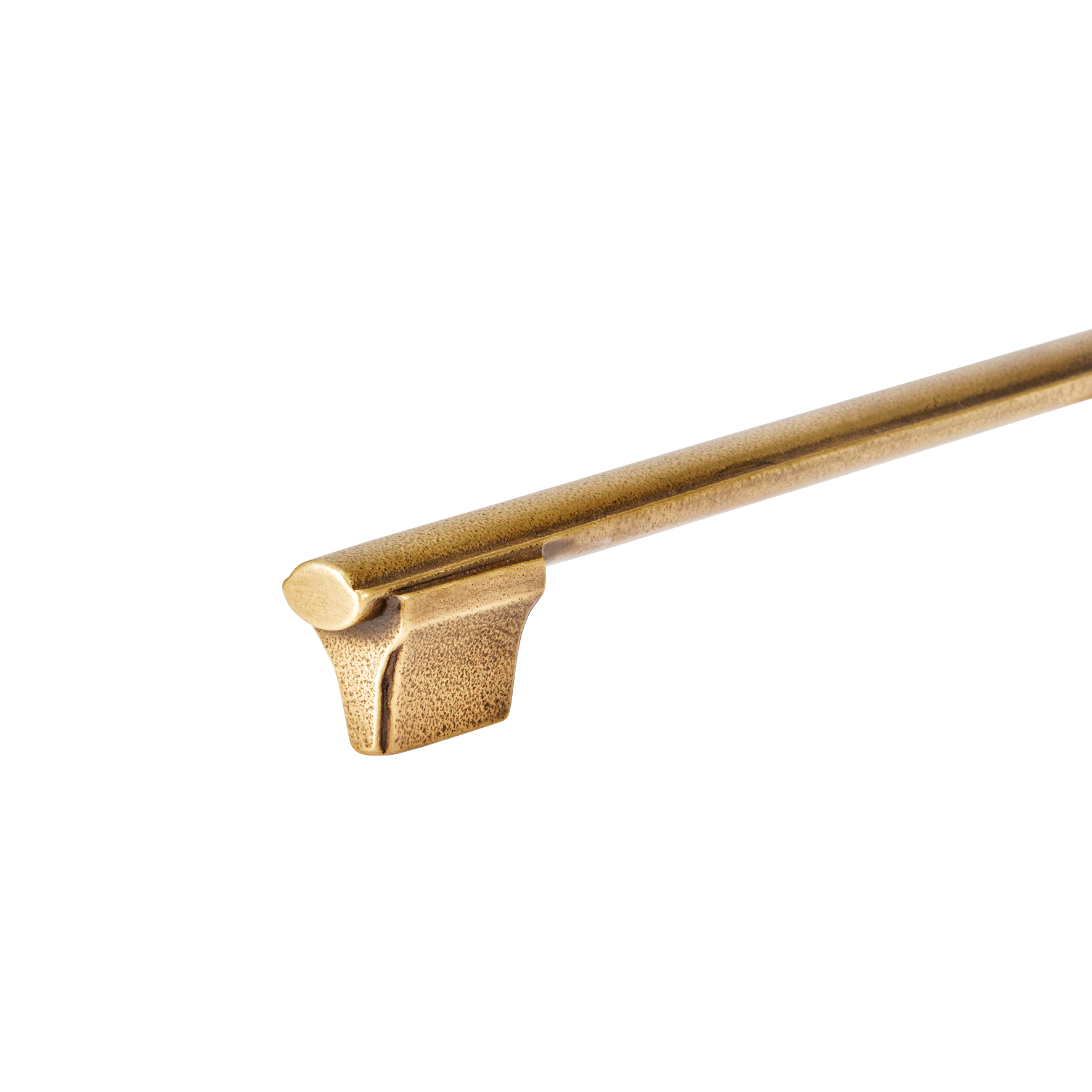 Momo Emma D Handle 160mm in Aged Antique Brass (2)