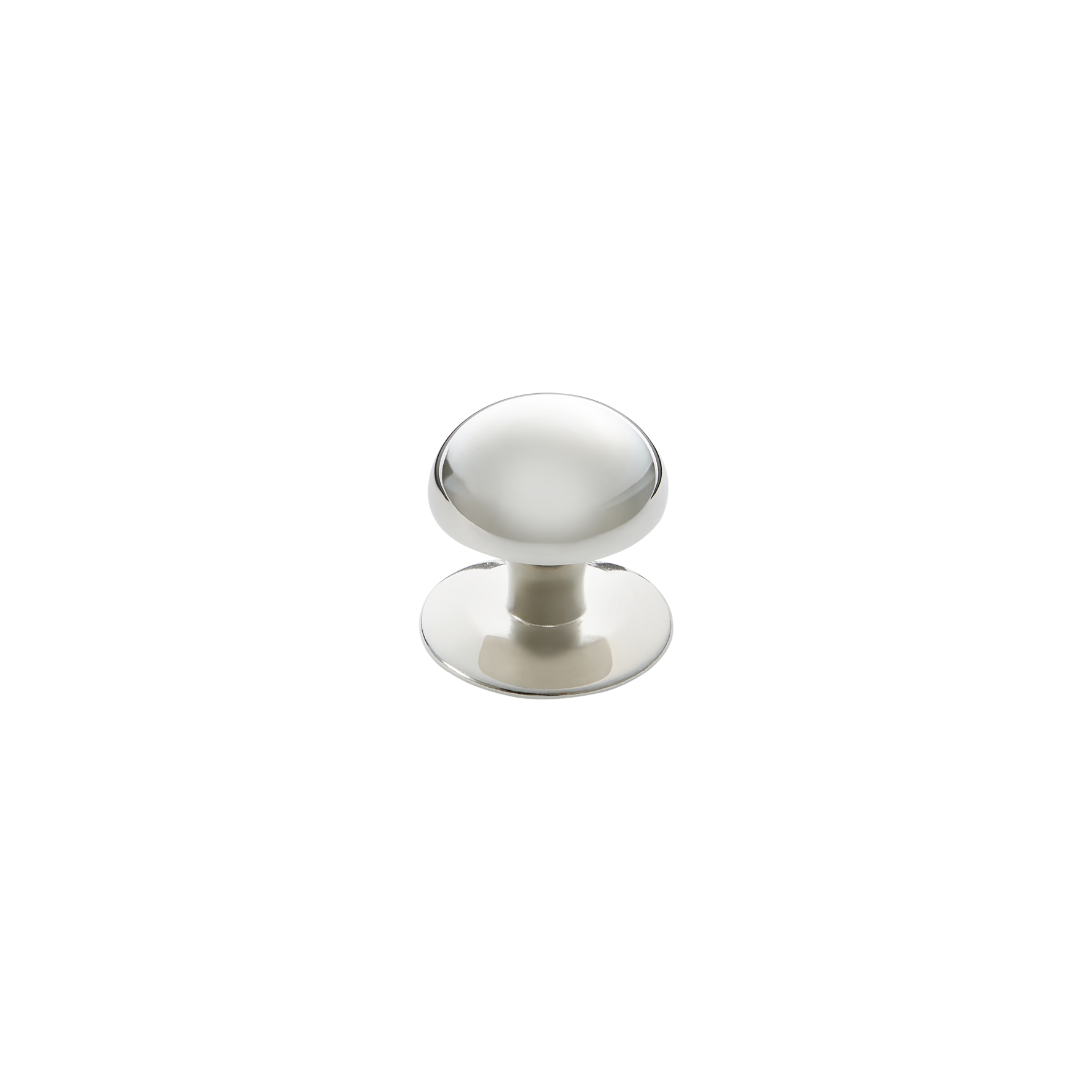 Momo Trafalgar Round Knob 37mm in Polished Nickel